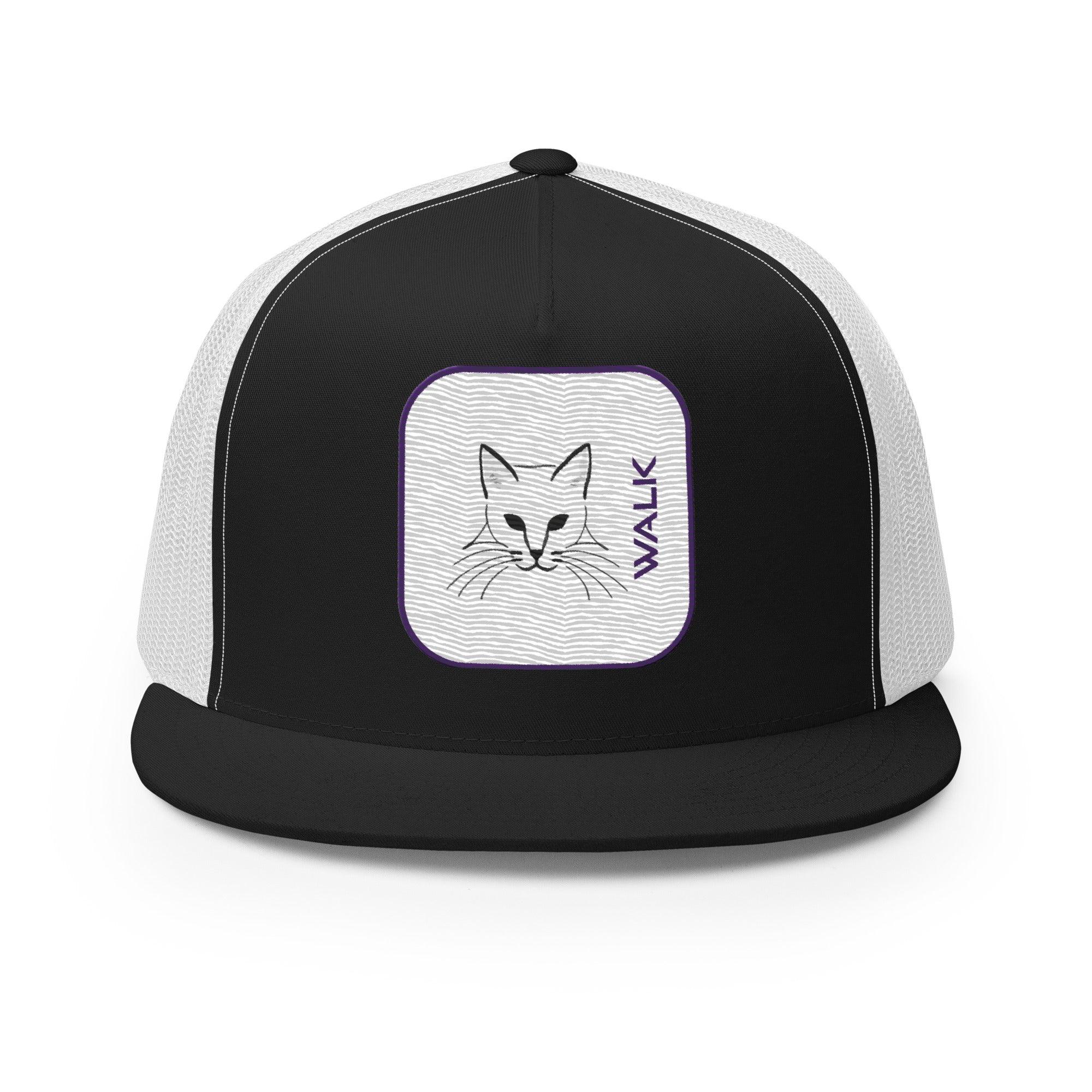 'Cat Walk' five-panel Trucker Cap - POMA Graphics