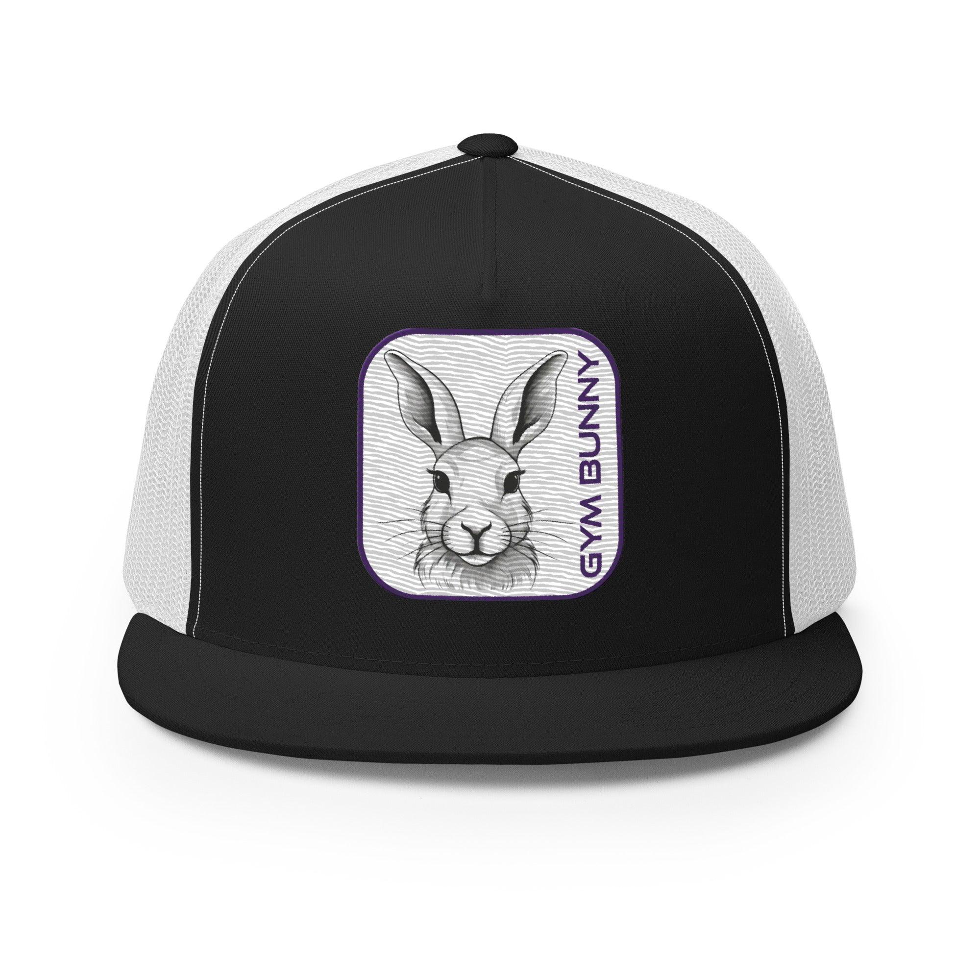 'Gym Bunny' five-panel Trucker Cap - POMA Graphics