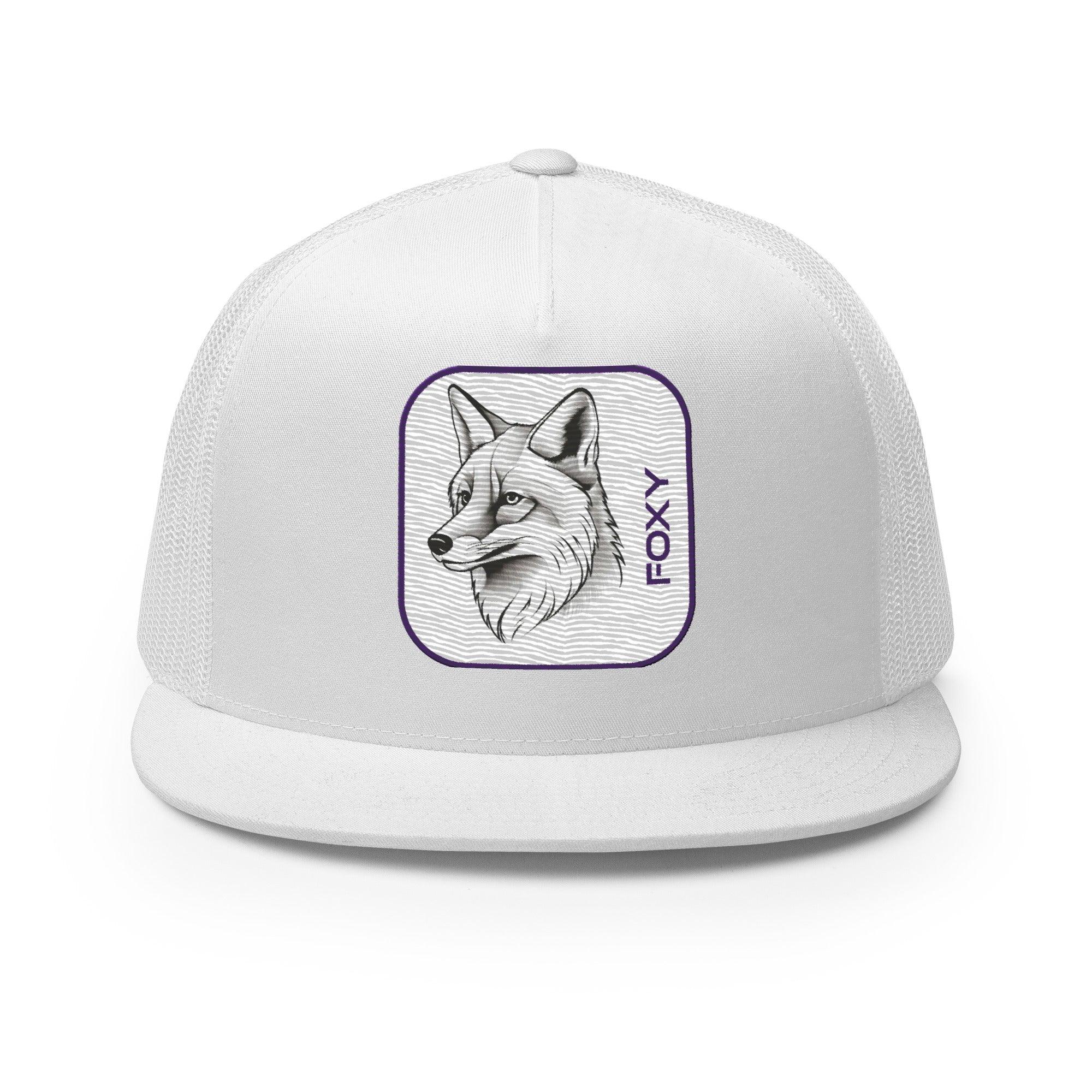 'Foxy' five-panel Trucker Cap - POMA Graphics