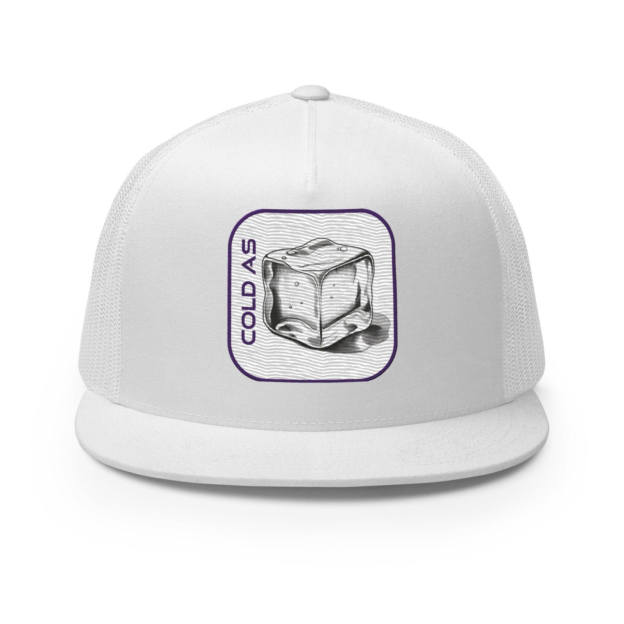 'Cold As Ice' five-panel Trucker Cap - POMA Graphics