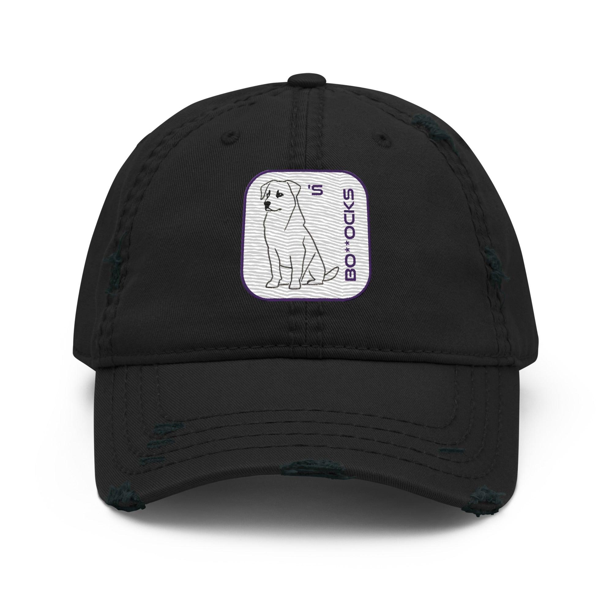 'Dog's Bo**ocks' Distressed Dad Hat - POMA Graphics