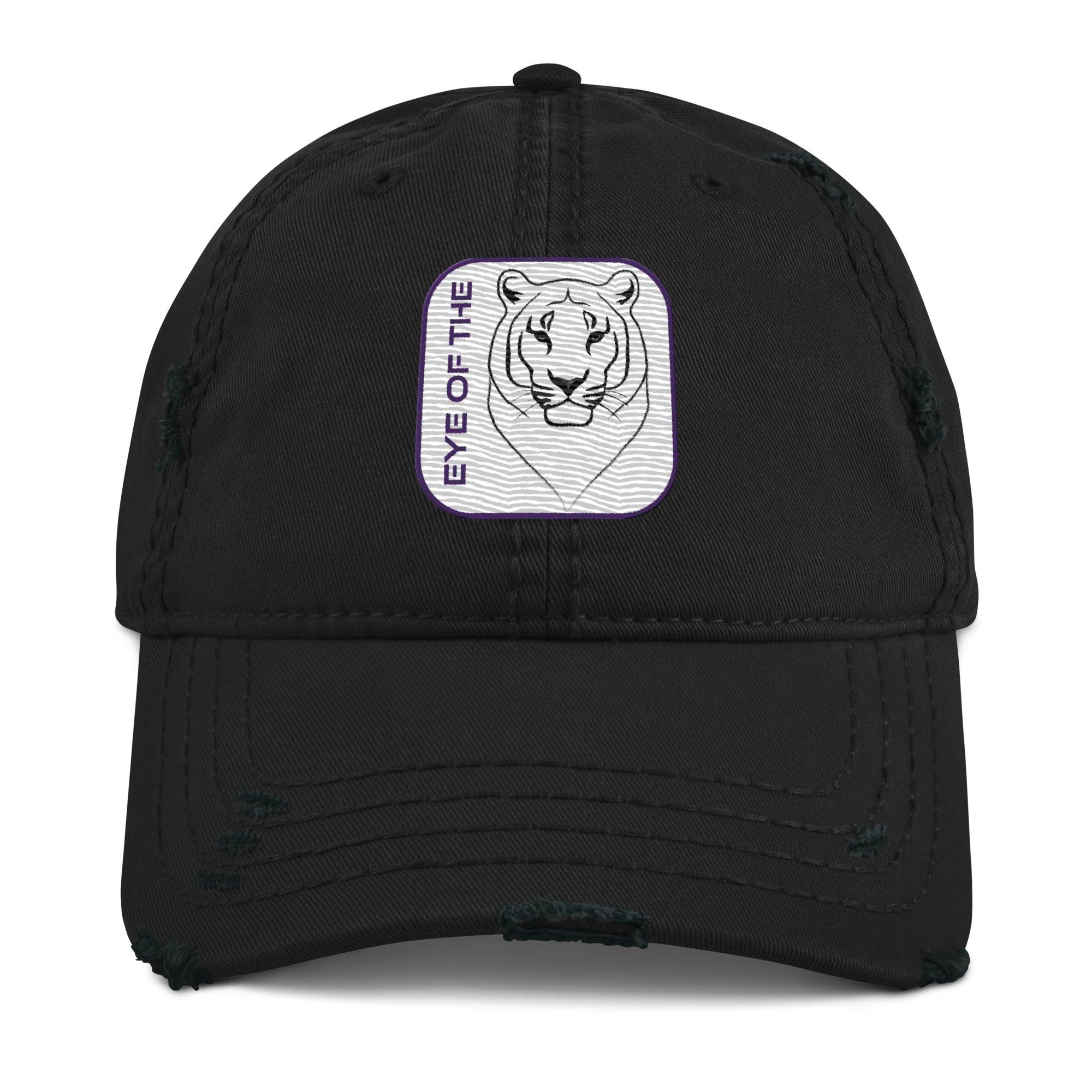 'Eye Of The Tiger' Distressed Dad Hat - POMA Graphics