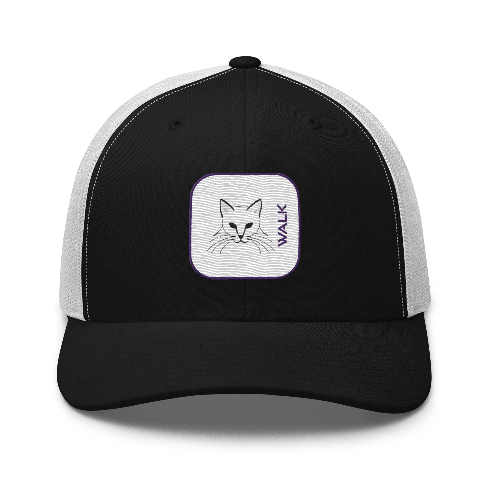 'Cat Walk' Retro Trucker Cap - POMA Graphics