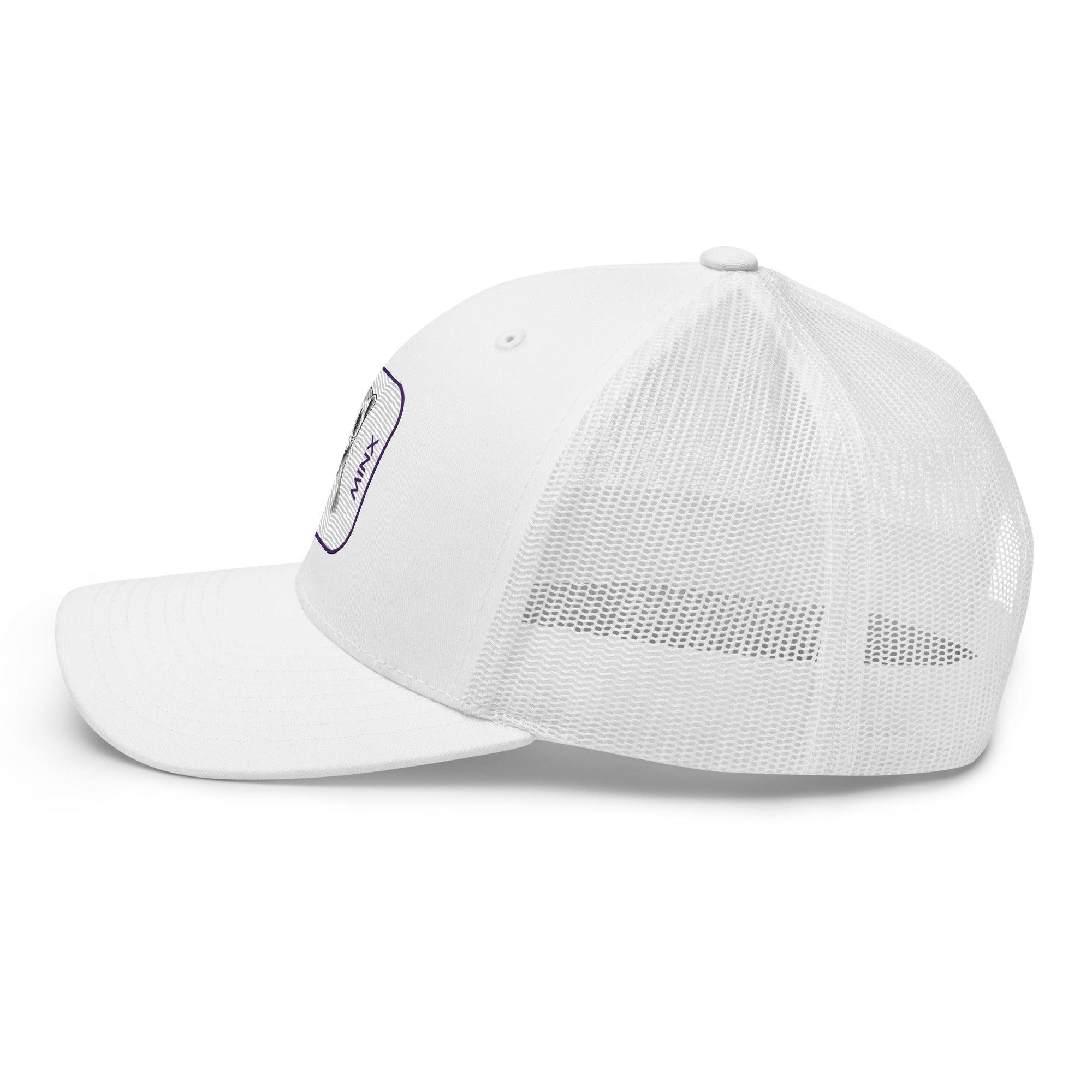 'Minx' Retro Trucker Cap - POMA Graphics