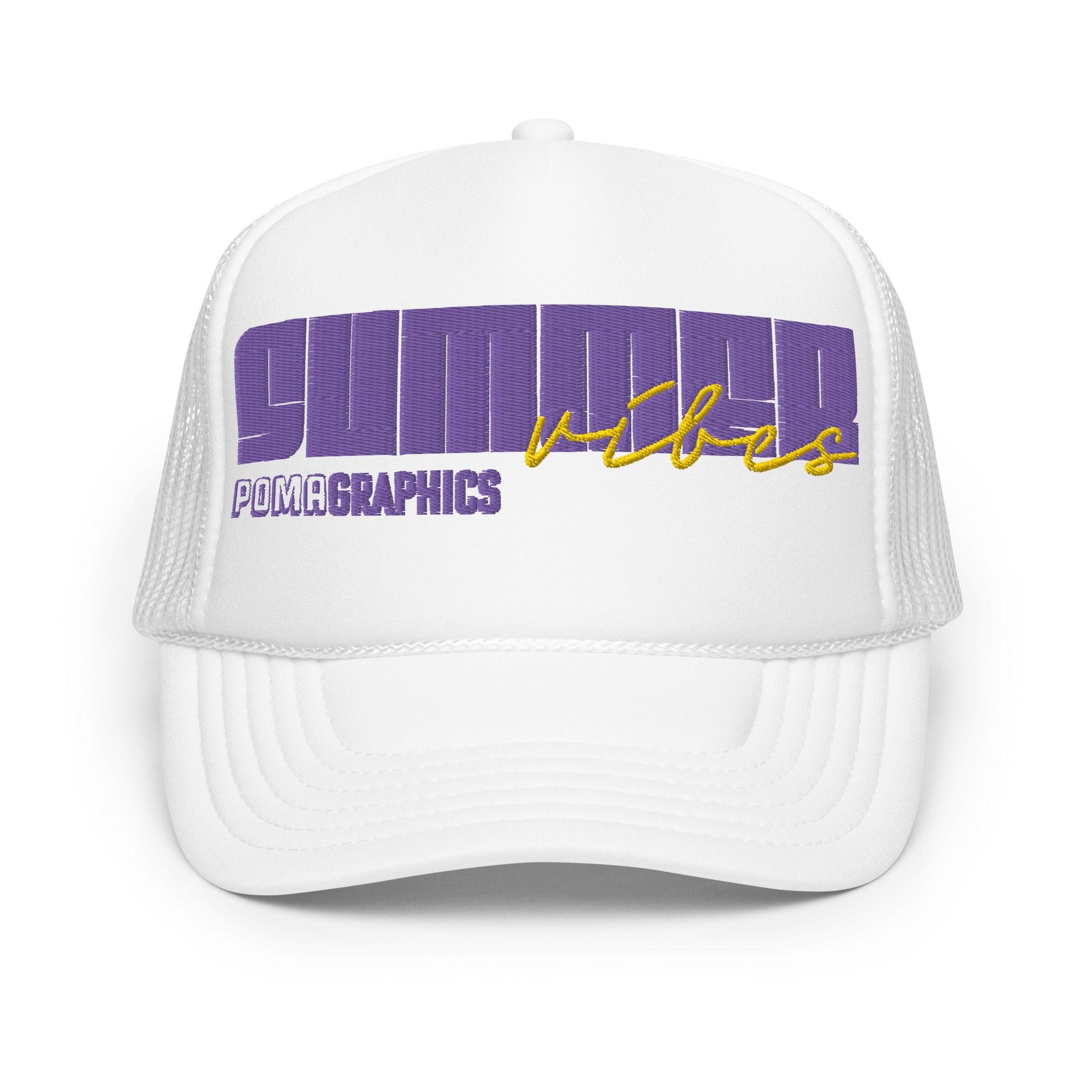 'Summer Vibes' Foam trucker hat - POMA Graphics