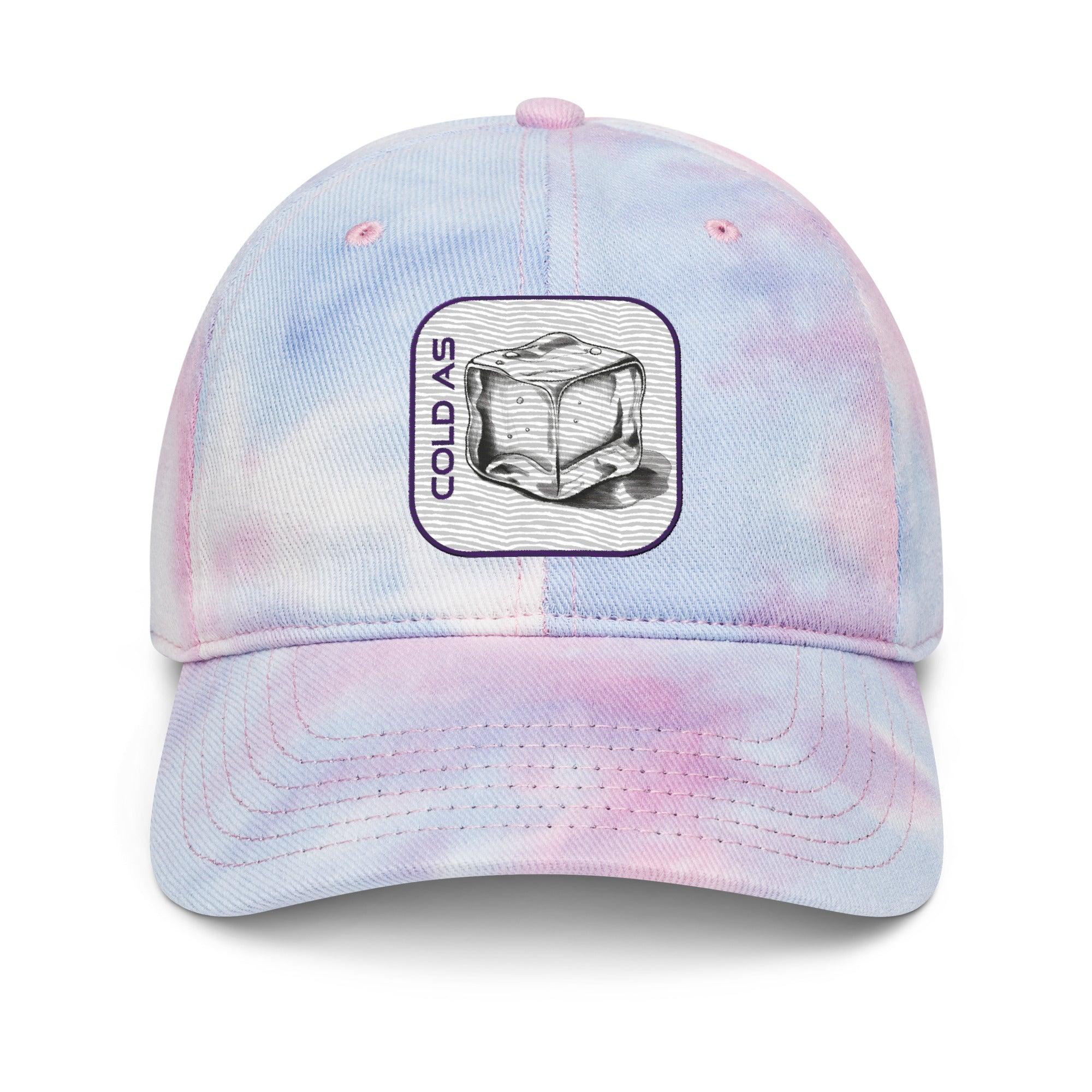 'Cold As Ice' Tie dye hat - POMA Graphics