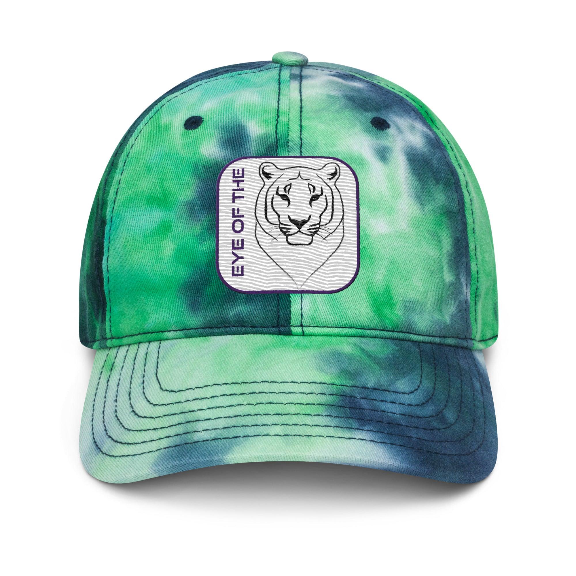 'Eye Of The Tiger' Tie dye hat - POMA Graphics