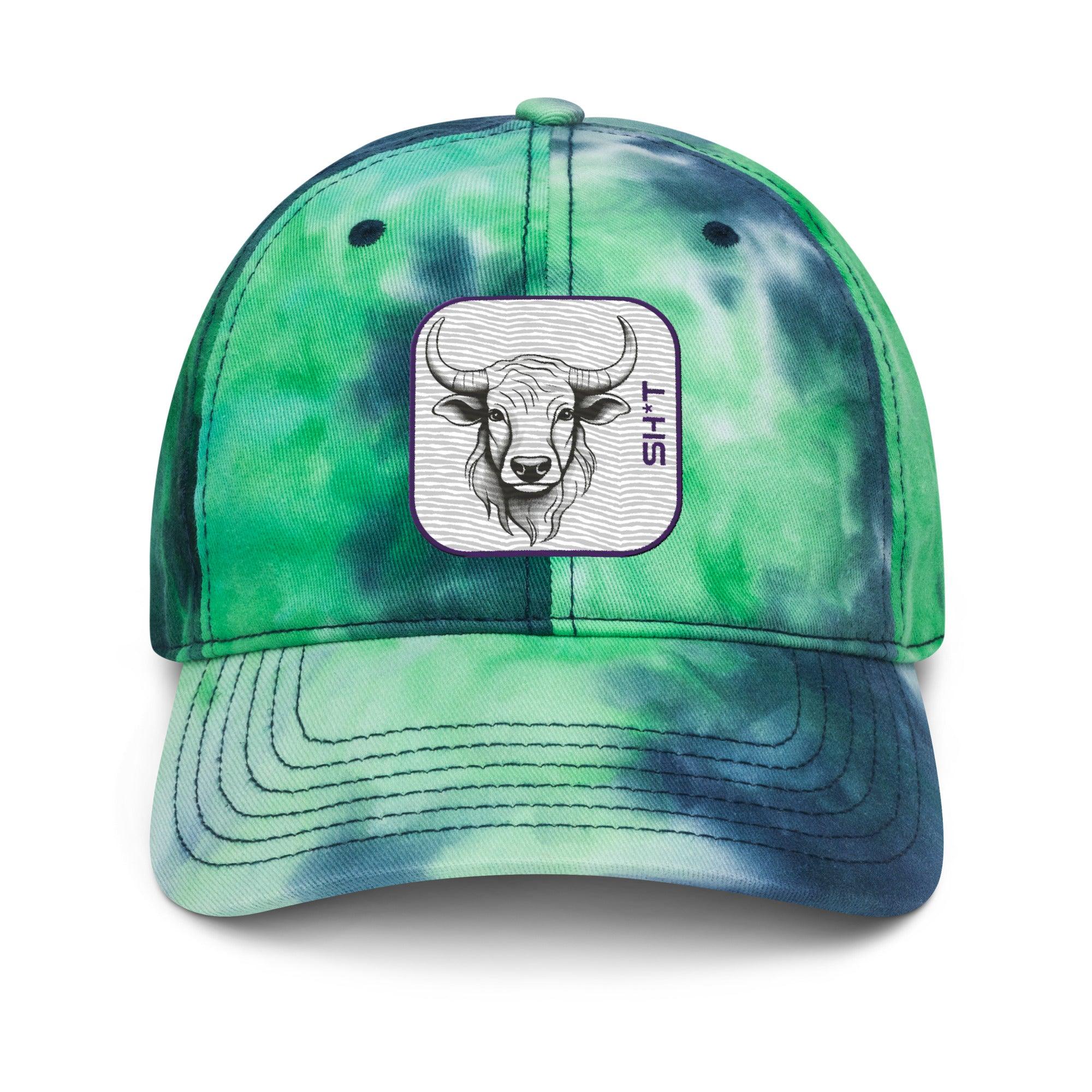 'Bull Sh*t' Tie dye hat - POMA Graphics