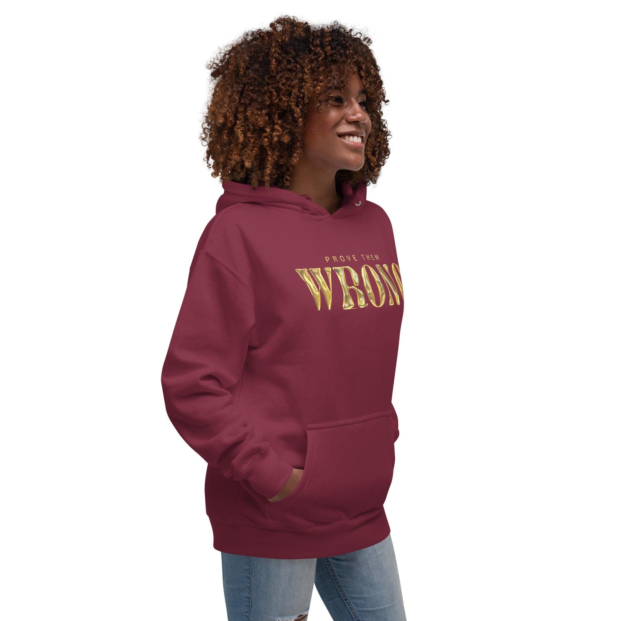 'Gold Edition Prove Them Wrong' Boyfriend Premium Hoodie - POMA Graphics