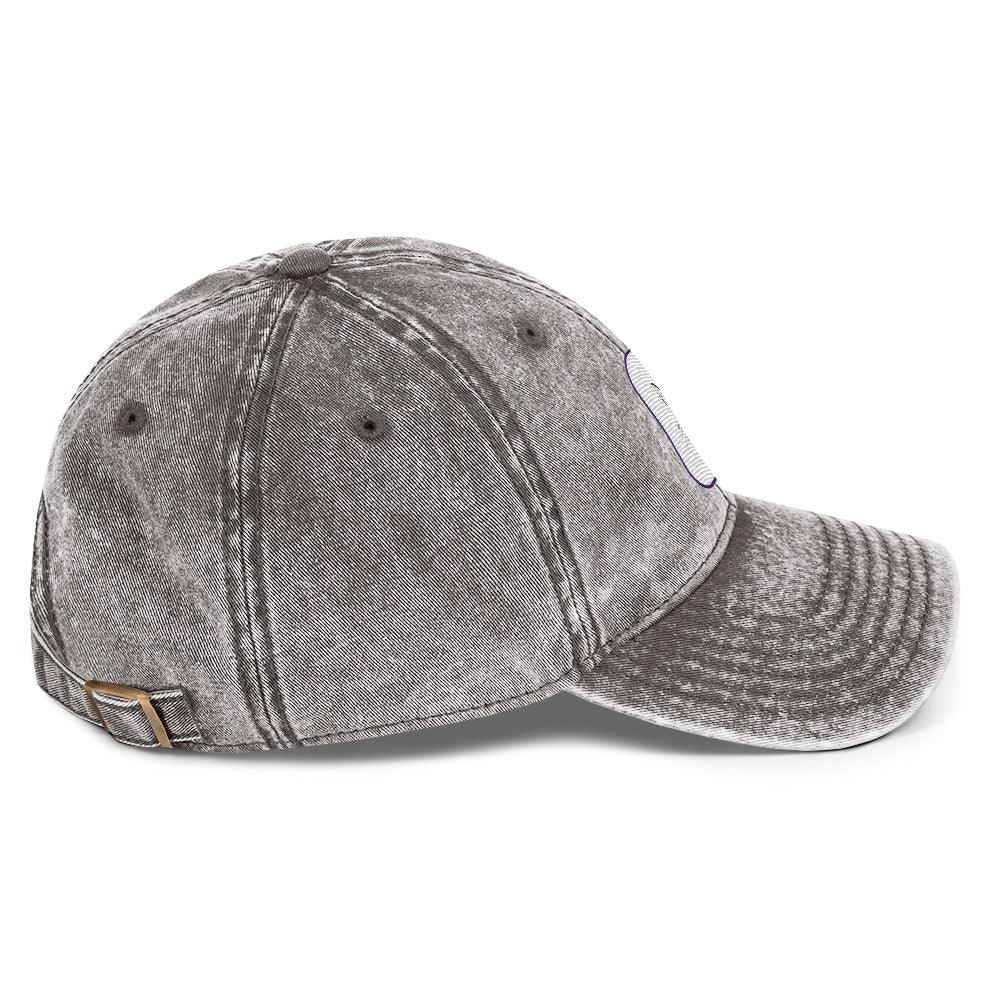 'Cat Walk' Vintage Cotton Twill Cap - POMA Graphics