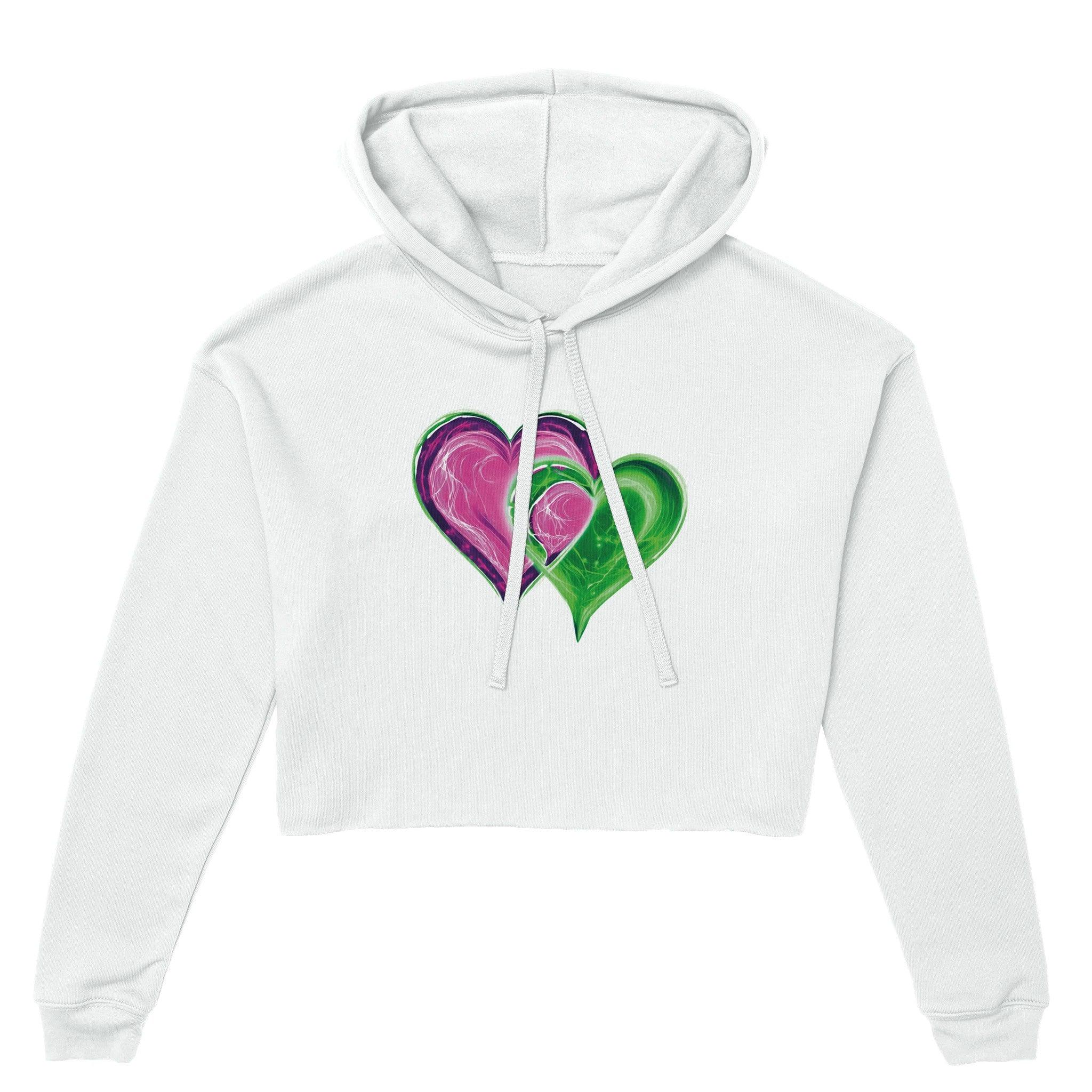 'Love' Cropped Hoodie - POMA