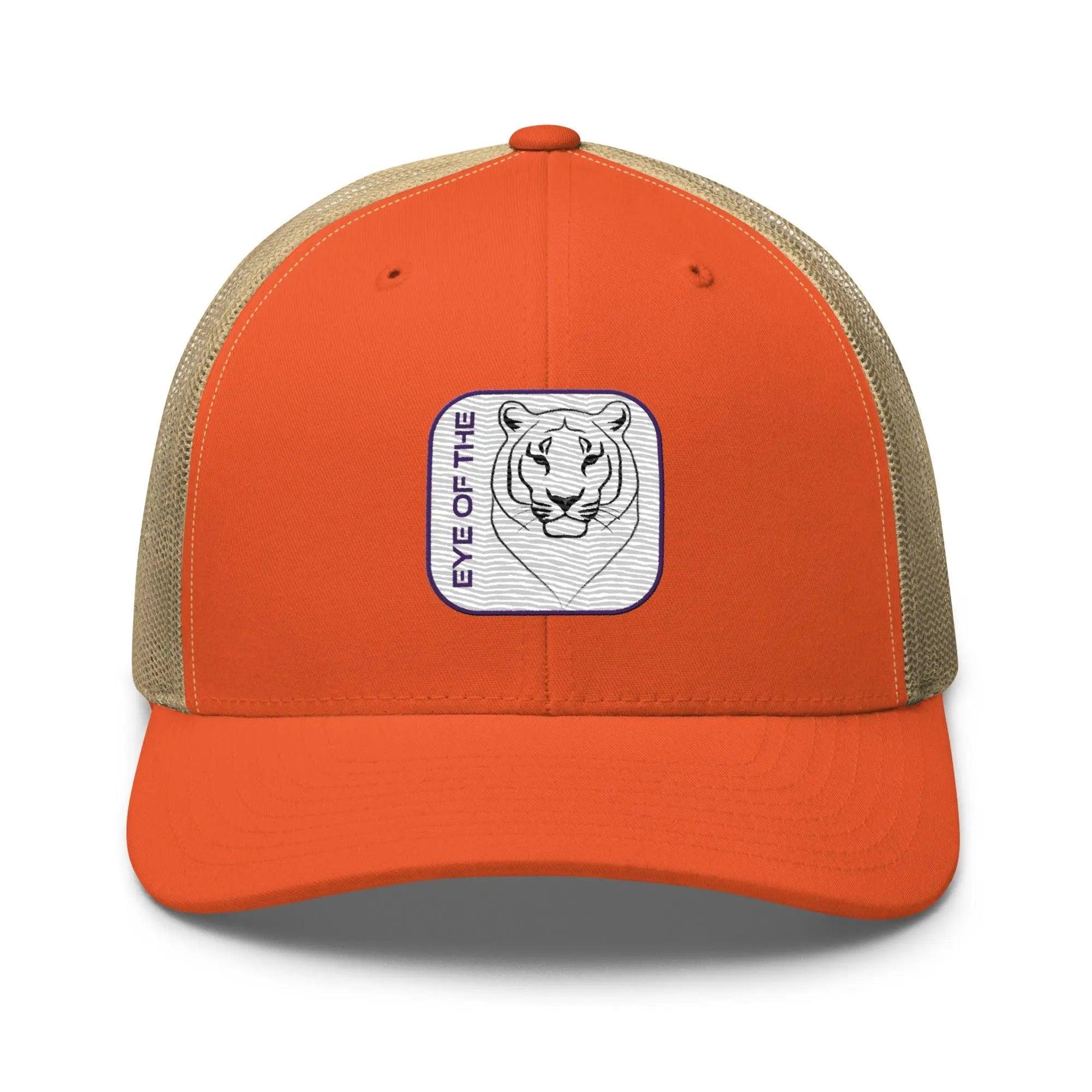 'Eye Of The Tiger' Retro Trucker Cap - POMA Graphics