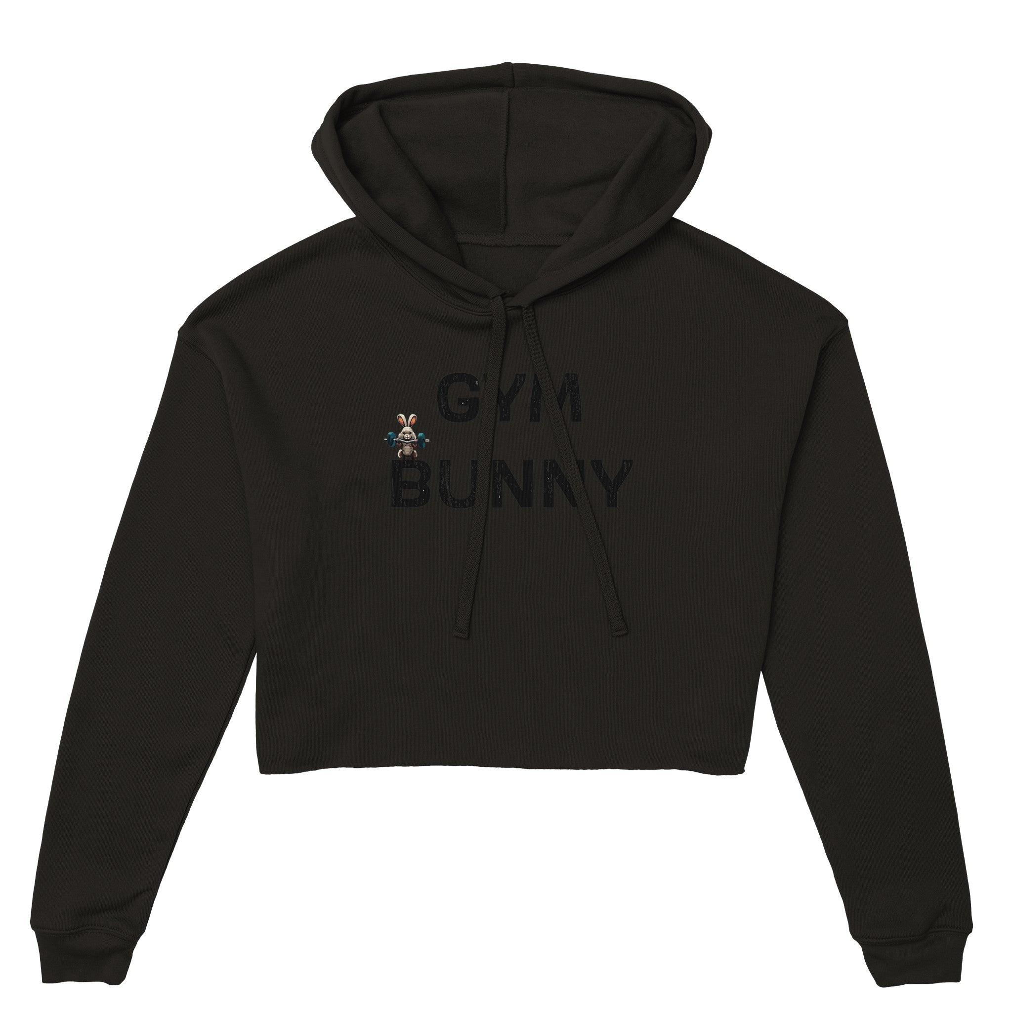 'Gym Bunny' Cropped Hoodie - POMA