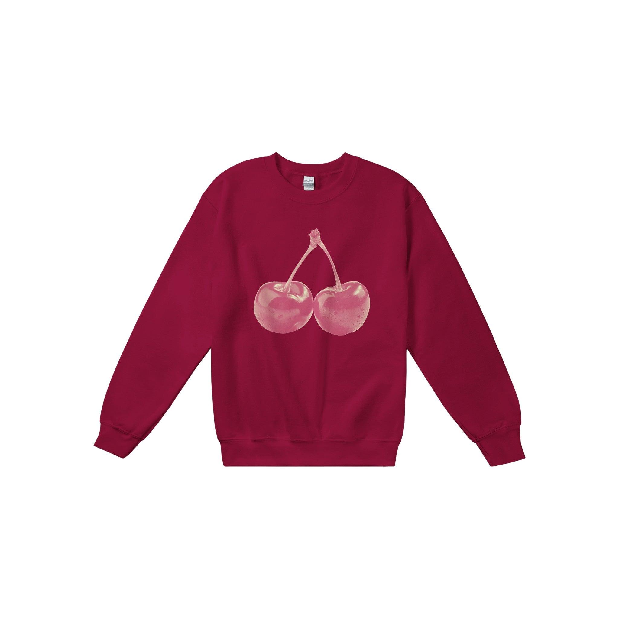 'Cherry Red' Boyfriend Sweatshirt - POMA