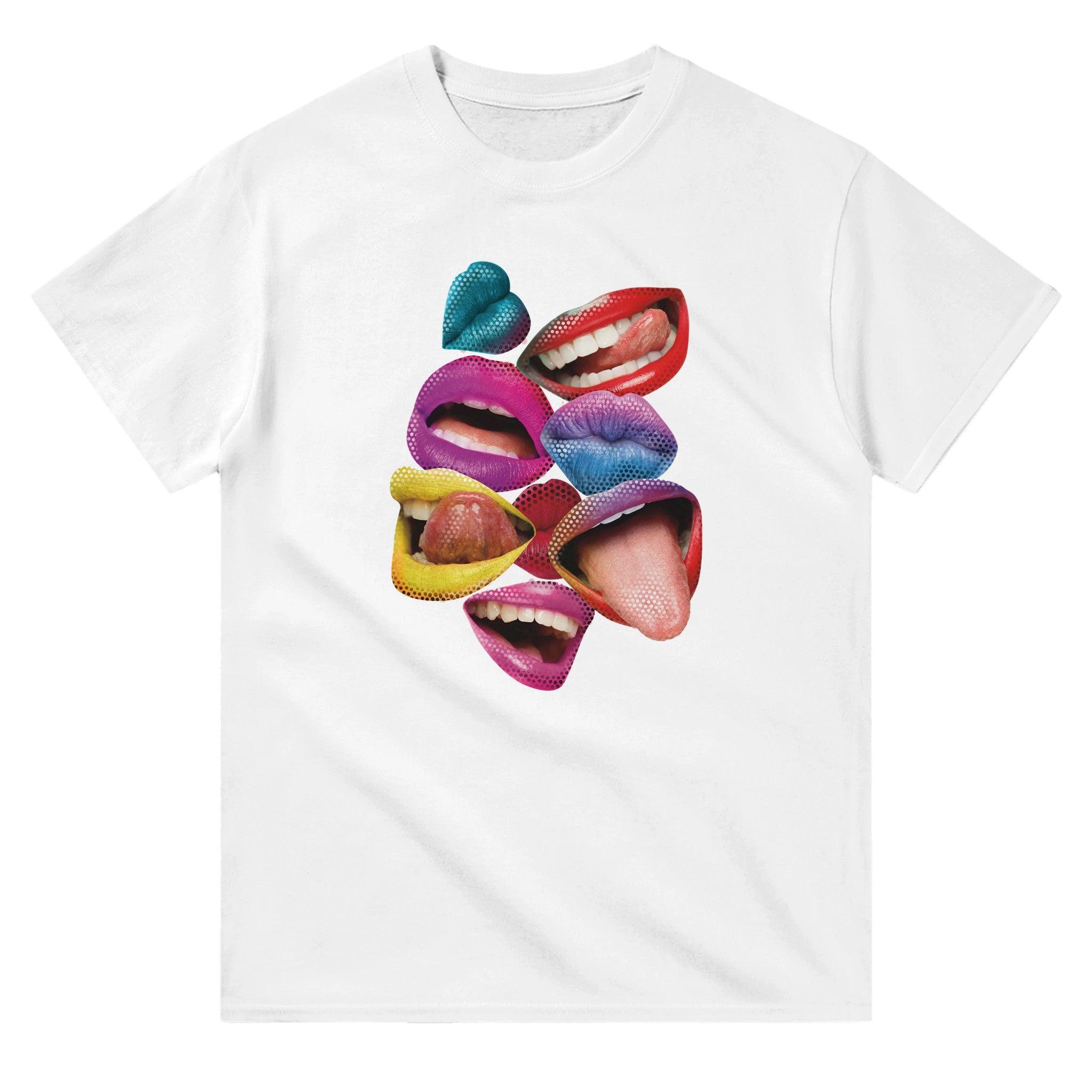 'Lips and Smiles' Boyfriend T-shirt - POMA