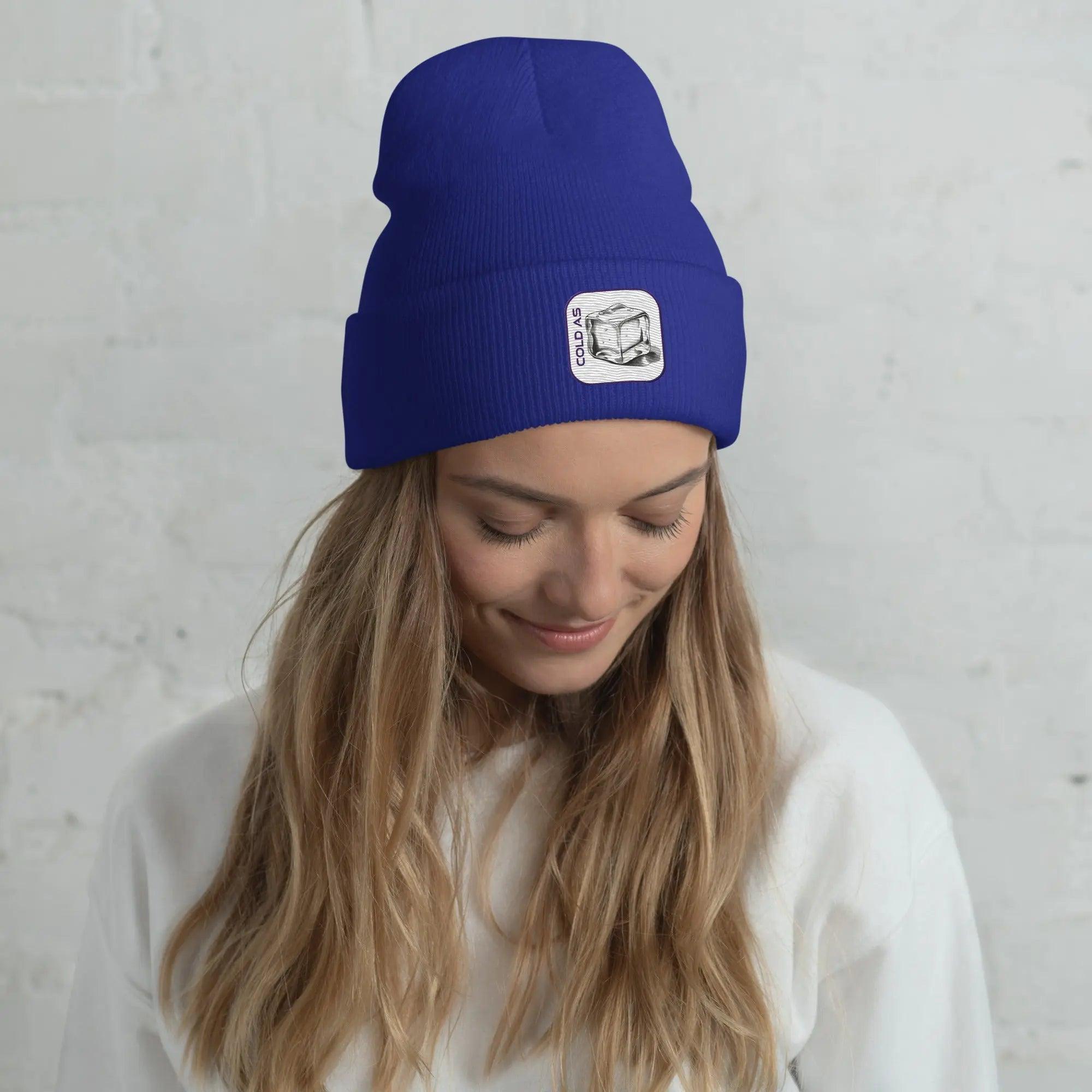 'Cold as Ice' Cuffed Beanie - POMA Graphics