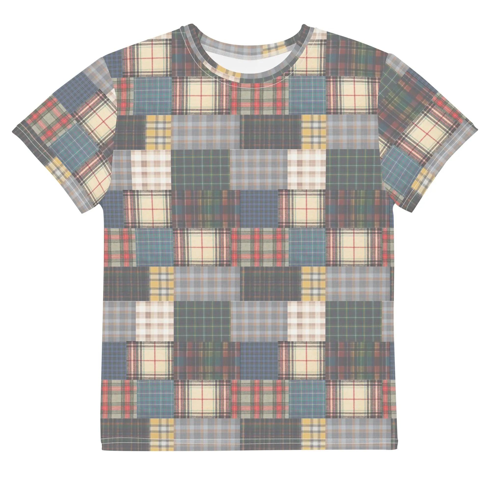 'Patchwork' Baby Tee - All Over Print - Image #1