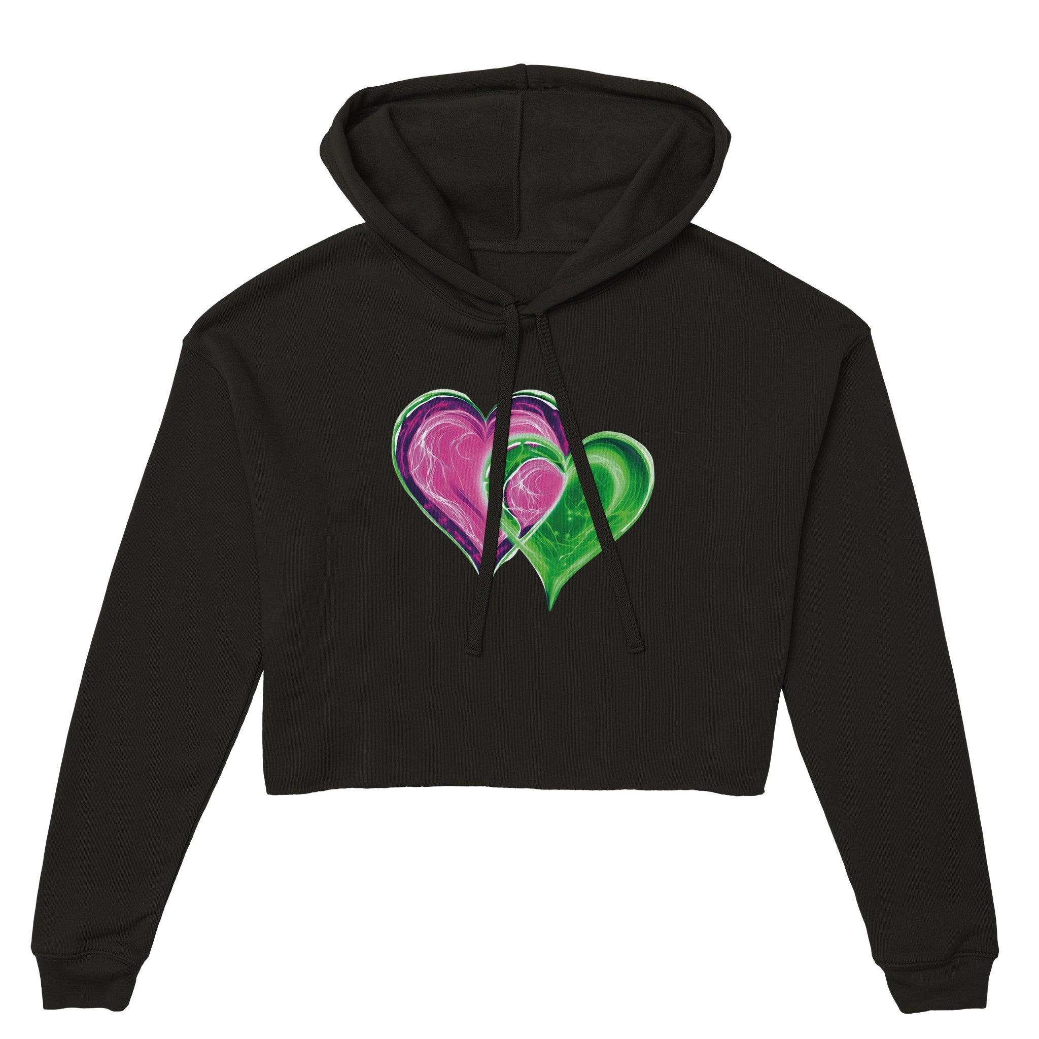 'Love' Cropped Hoodie - POMA