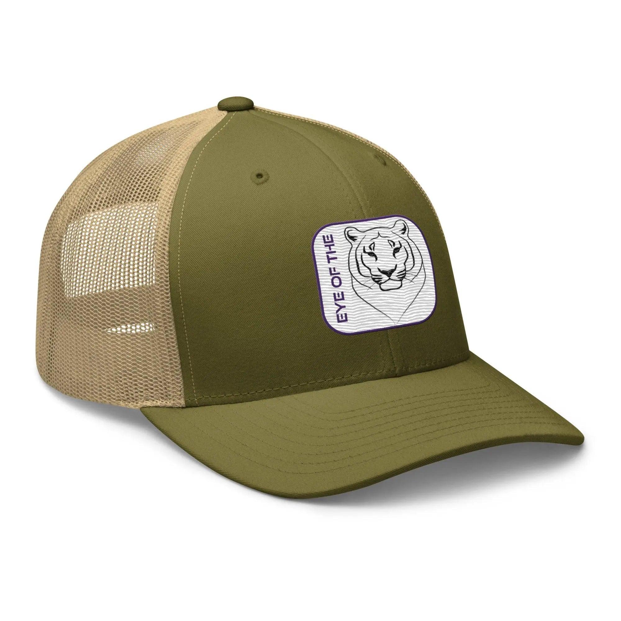 'Eye Of The Tiger' Retro Trucker Cap - POMA Graphics