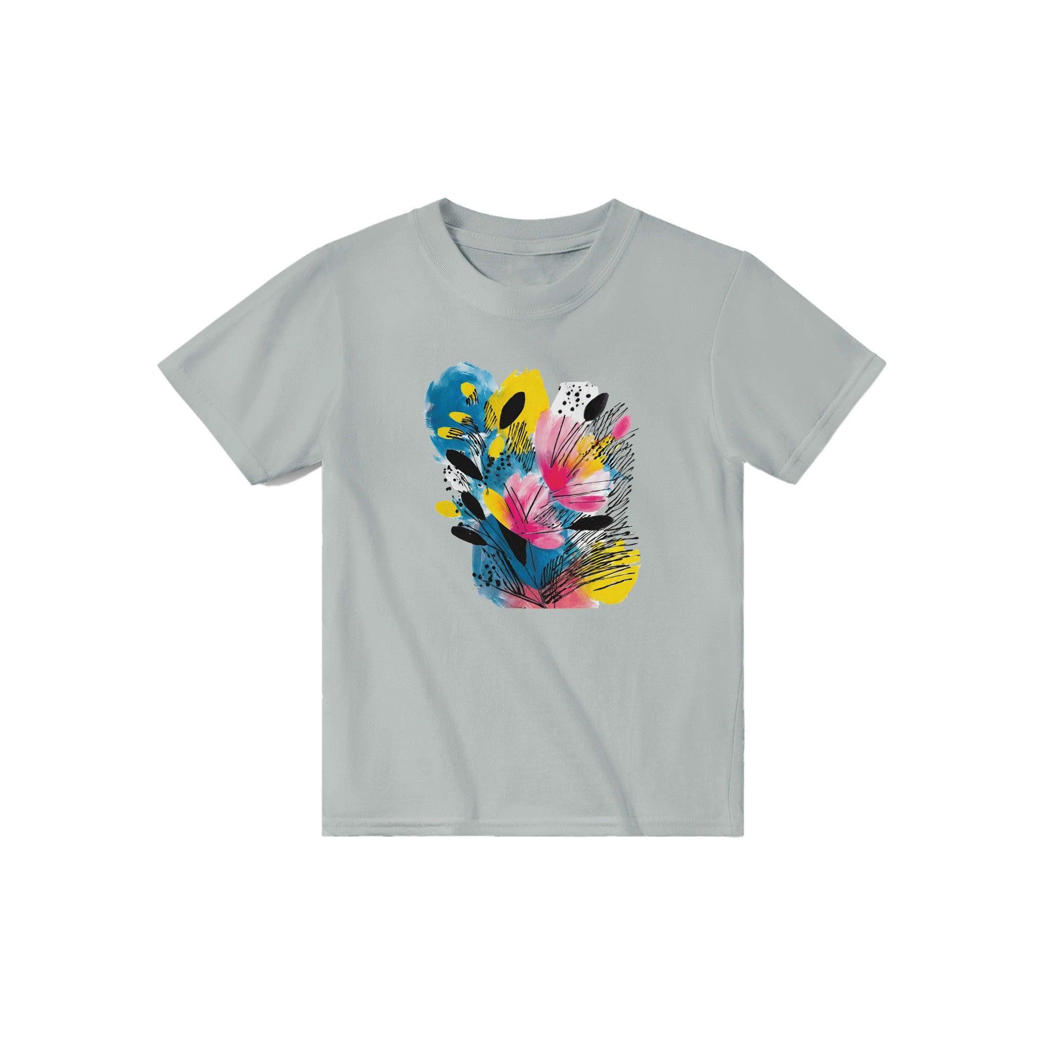 'Floral Paint' Baby Tee - POMA