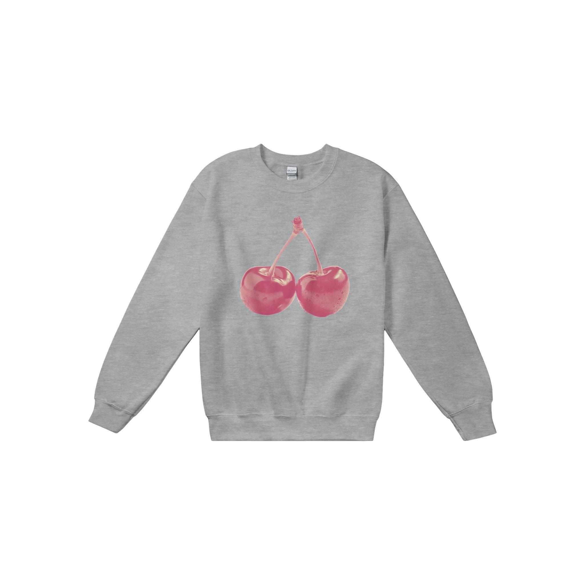 'Cherry Red' Boyfriend Sweatshirt - POMA