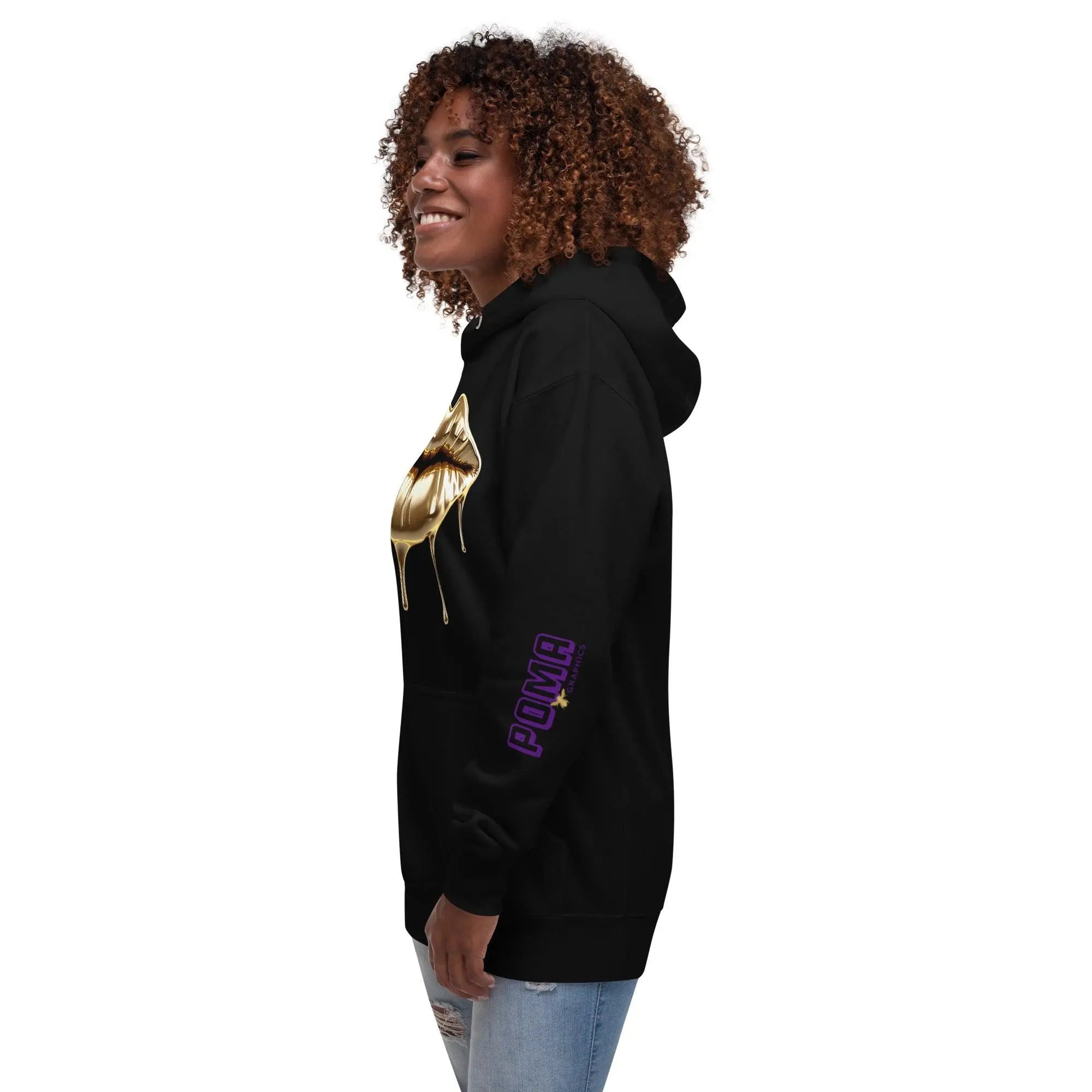 'Gold Edition Pure' Boyfriend Premium Hoodie - POMA Graphics