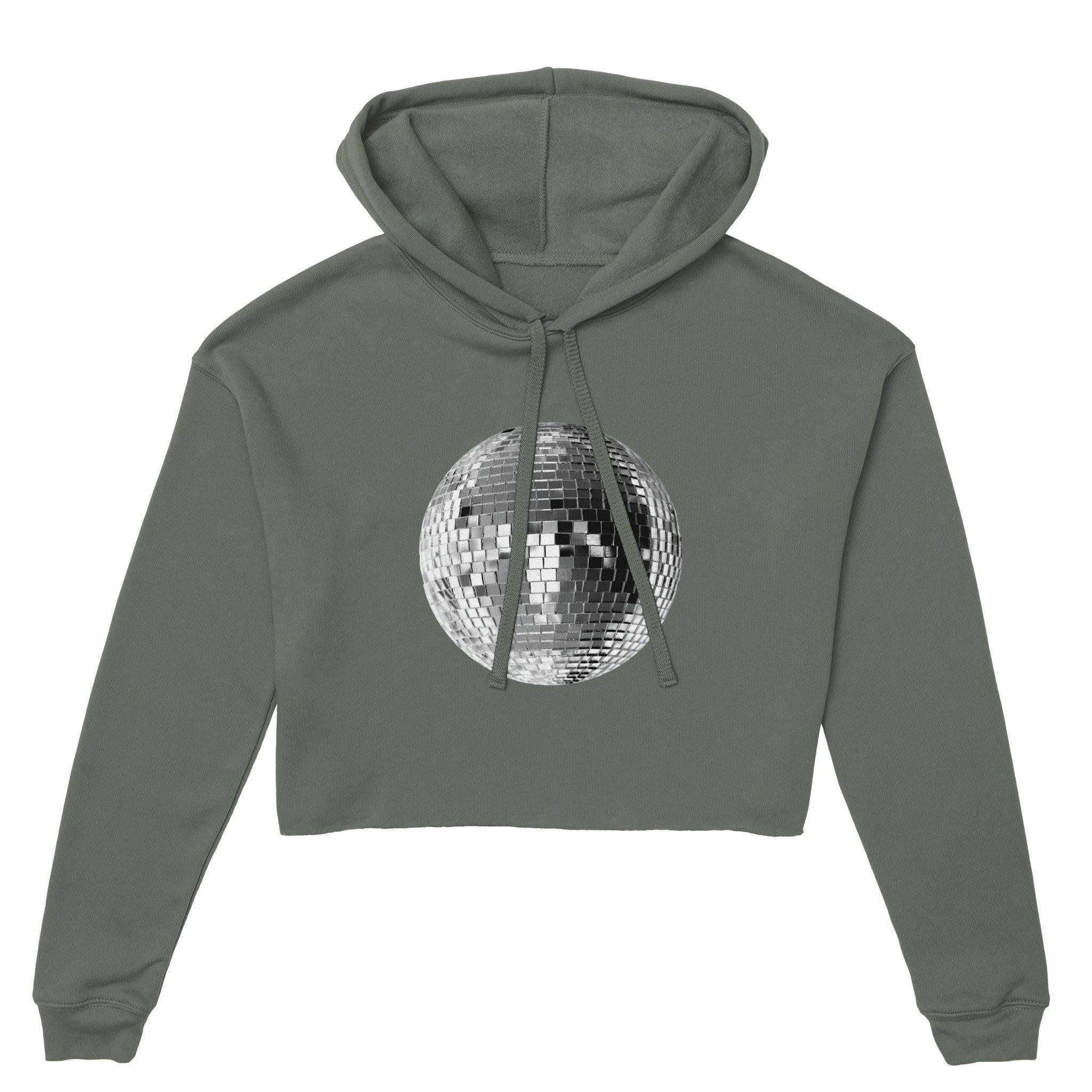 'Disco Ball' Cropped Hoodie - POMA