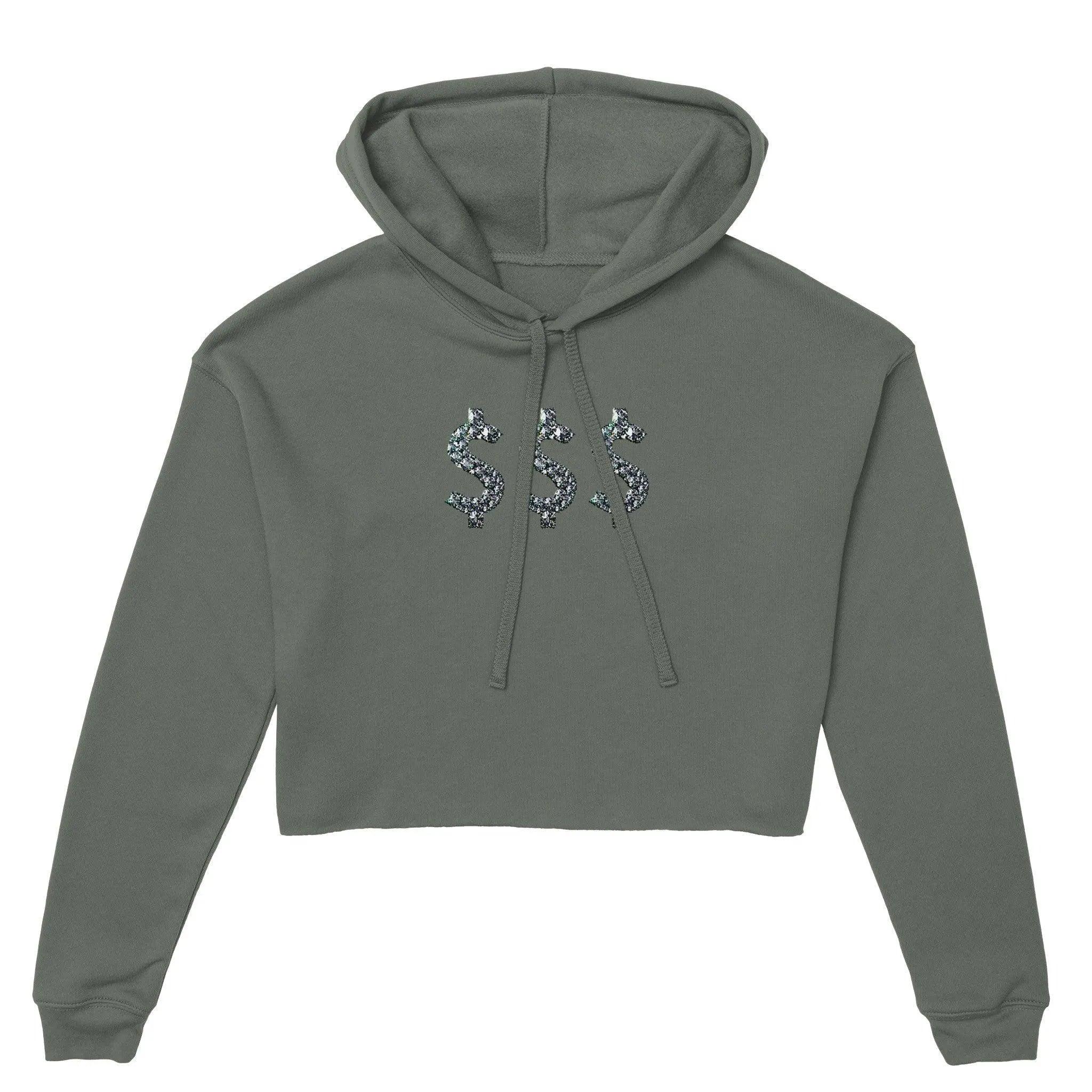 '$$$' Cropped Hoodie - POMA