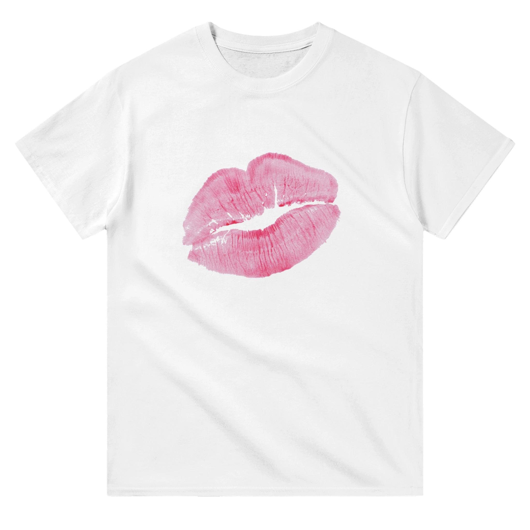 'Lipstick Kiss Pink' Boyfriend T-shirt - POMA