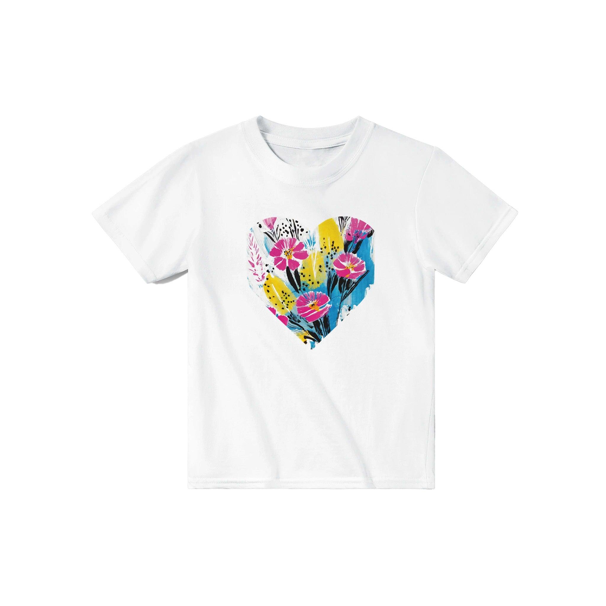 'Floral Heart' Baby Tee - POMA