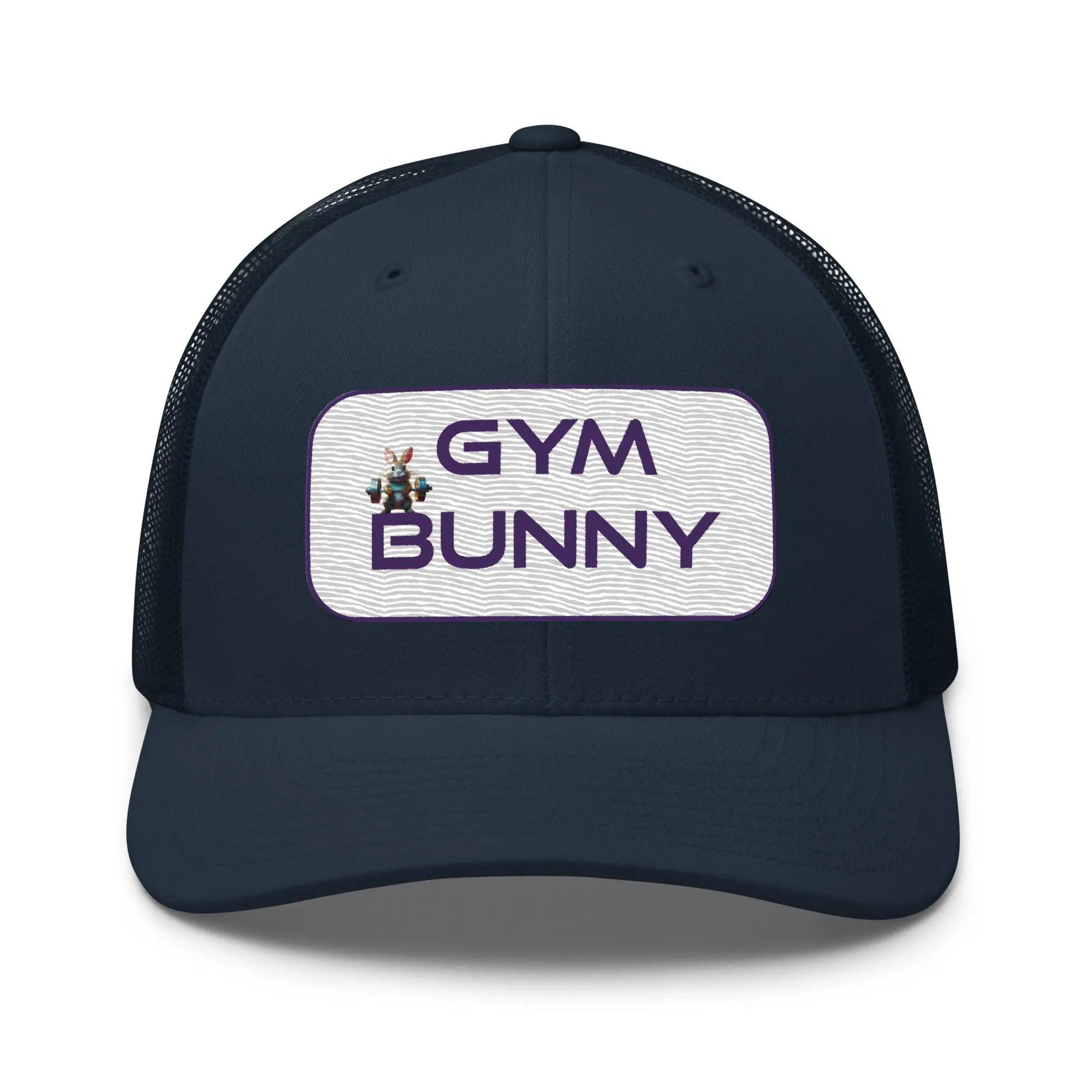 'Gym Bunny' Retro Trucker Cap - POMA Graphics