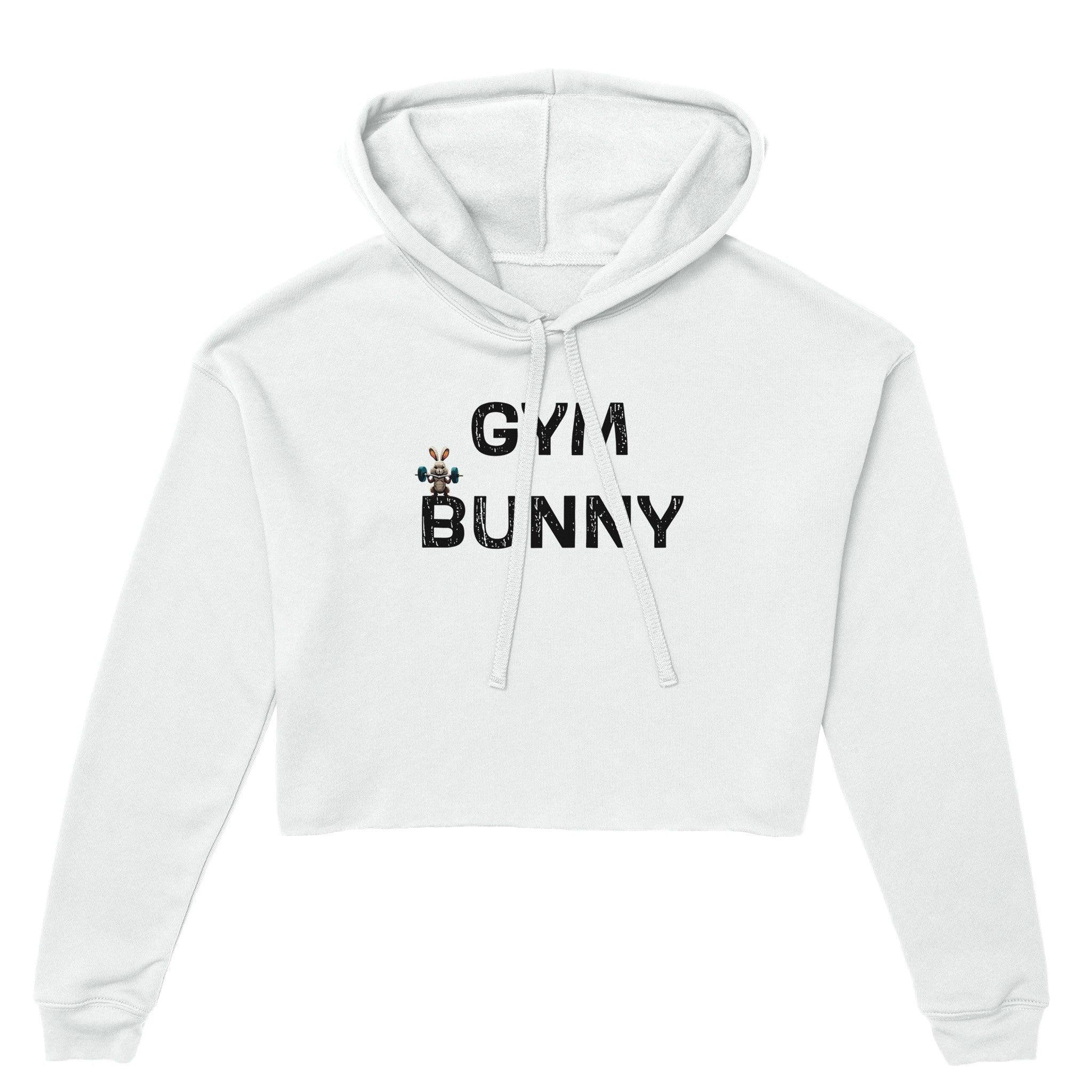 'Gym Bunny' Cropped Hoodie - POMA