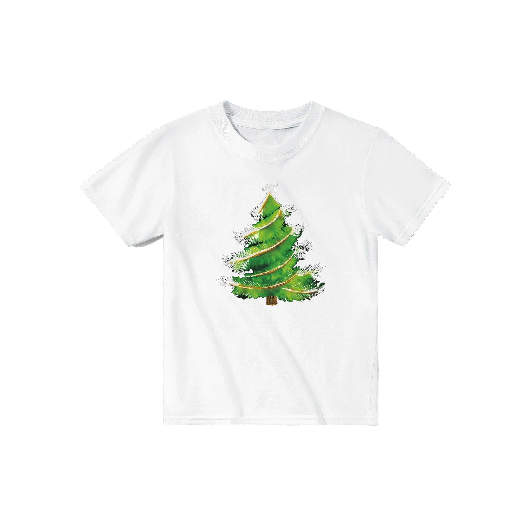 'Christmas Tree Brush' Baby Tee - POMA