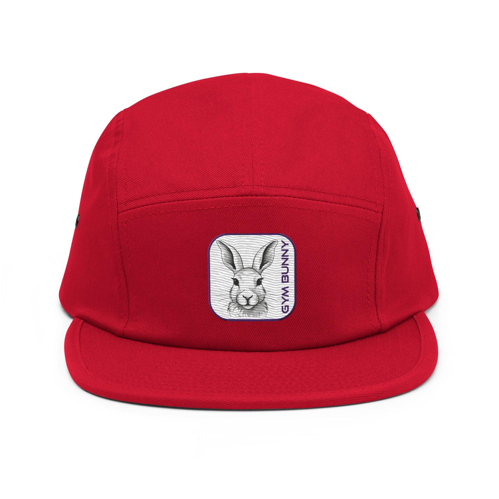 'Gym Bunny' Five Panel Cap - POMA Graphics