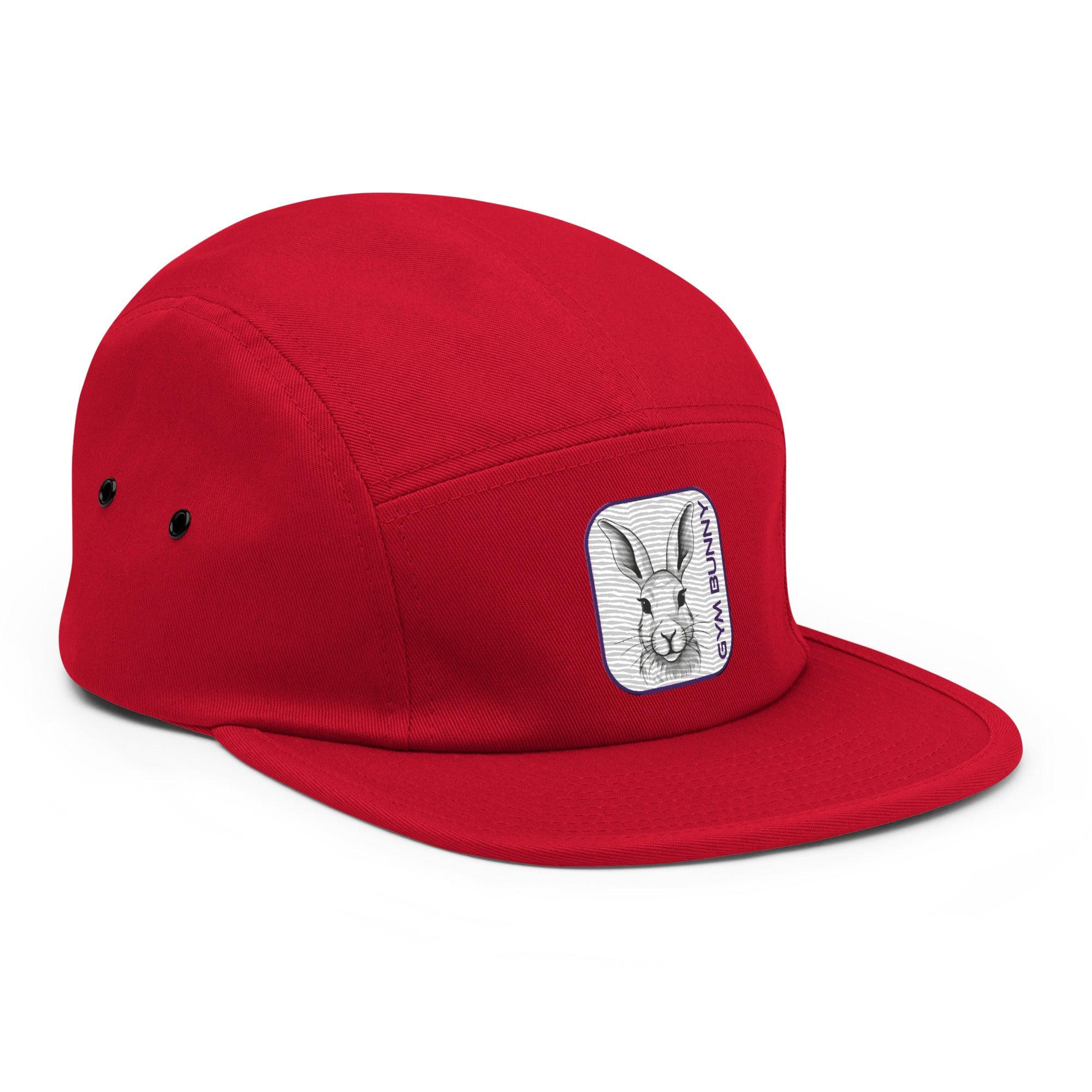 'Gym Bunny' Five Panel Cap - POMA Graphics