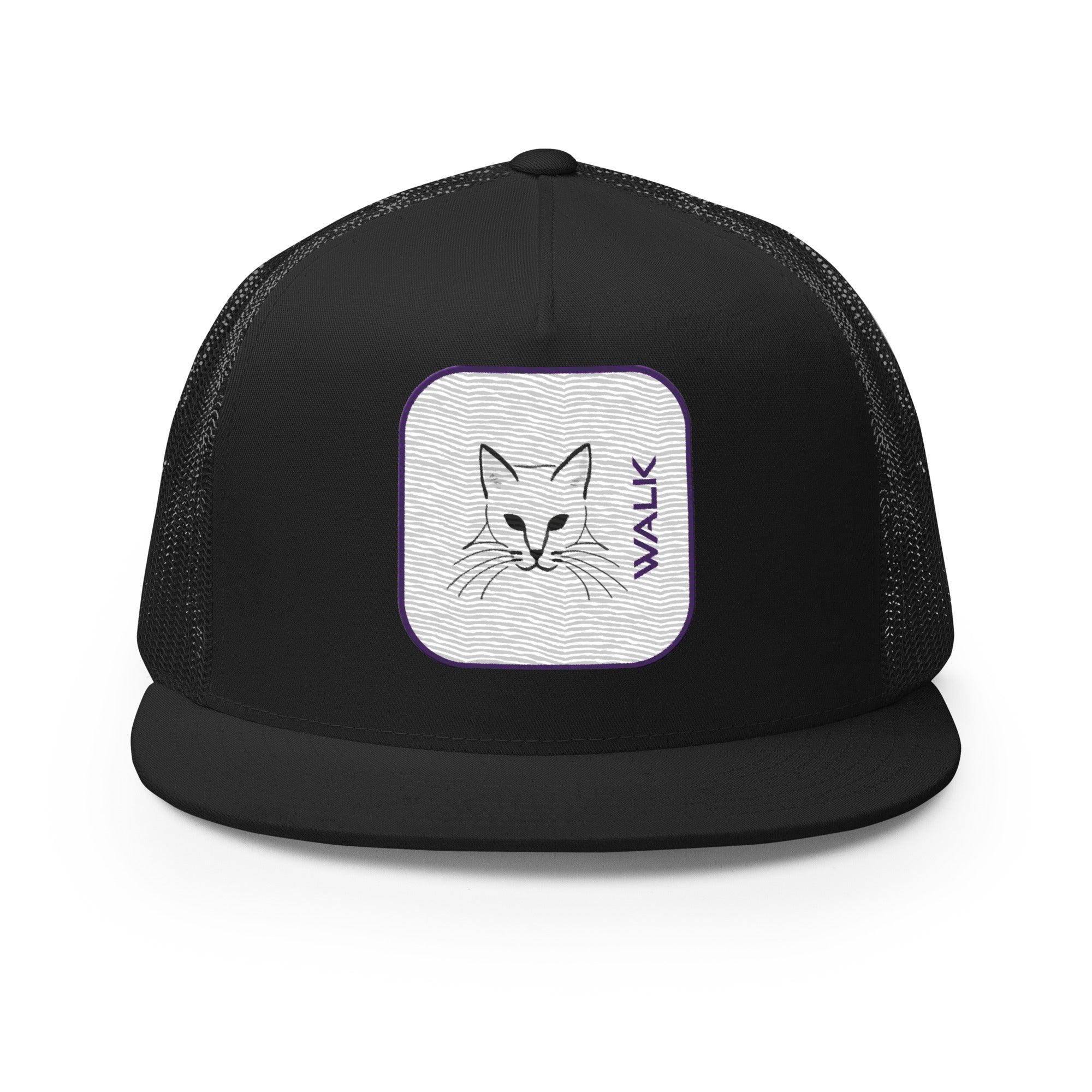 'Cat Walk' five-panel Trucker Cap - POMA Graphics