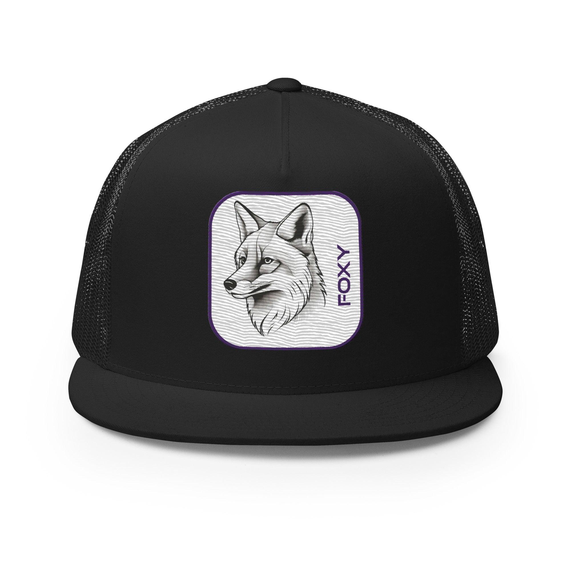 'Foxy' five-panel Trucker Cap - POMA Graphics