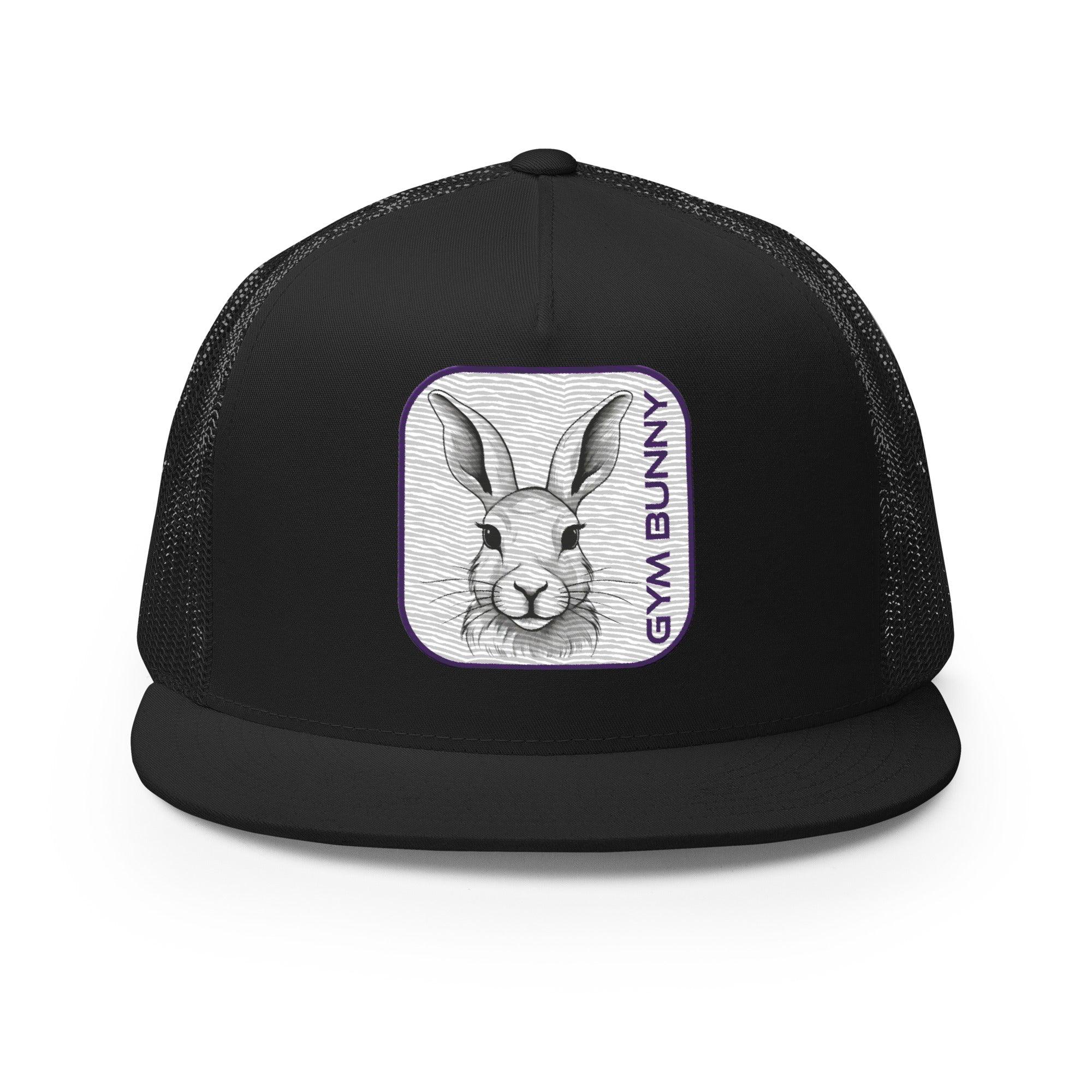 'Gym Bunny' five-panel Trucker Cap - POMA Graphics