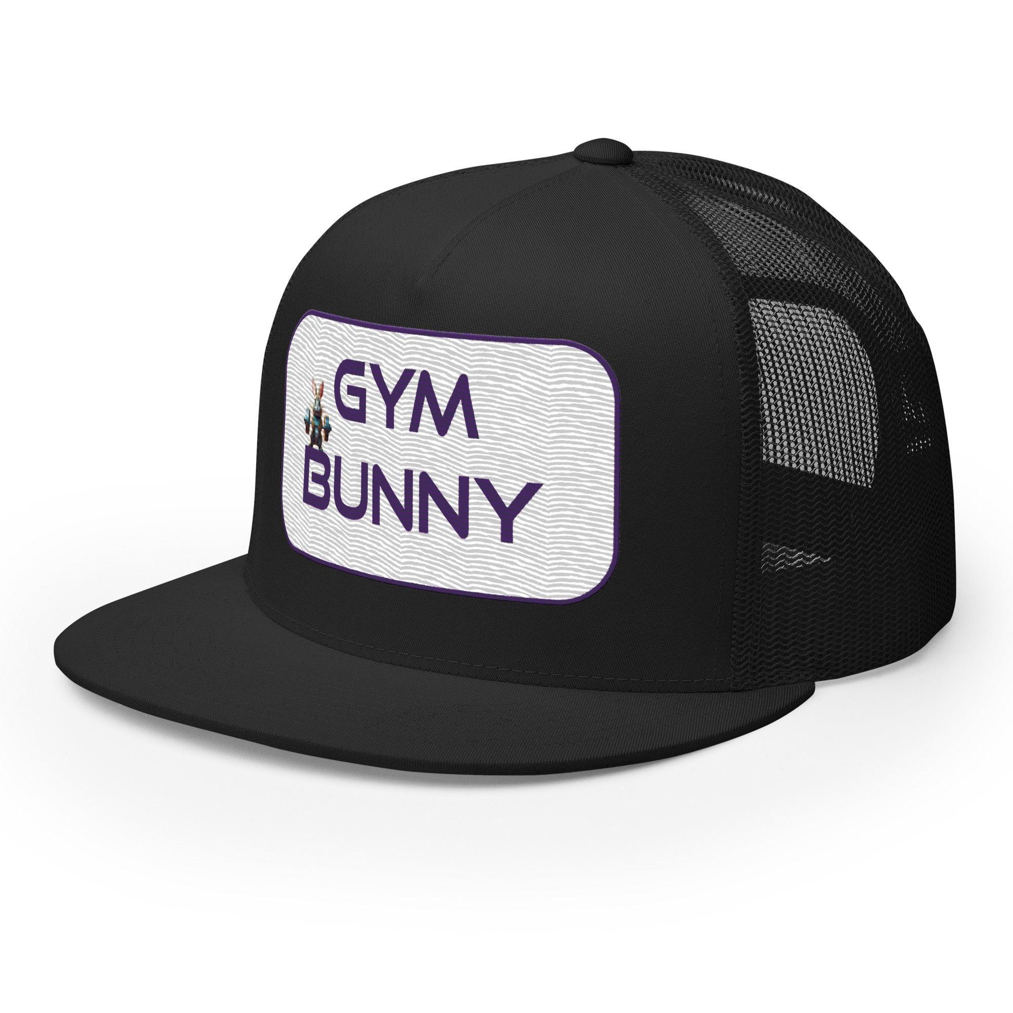 'Gym Bunny' five-panel Trucker Cap - POMA Graphics