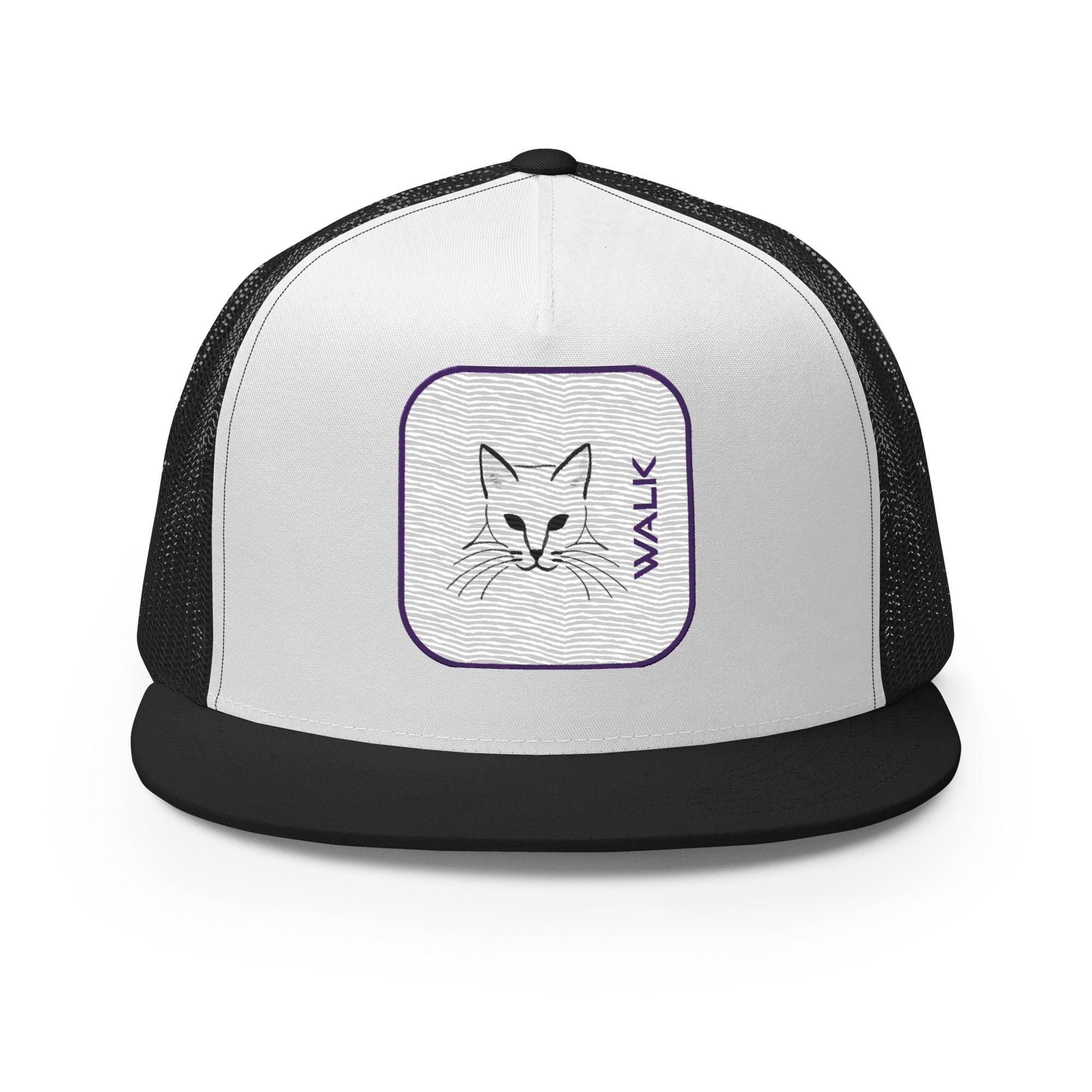 'Cat Walk' five-panel Trucker Cap - POMA Graphics