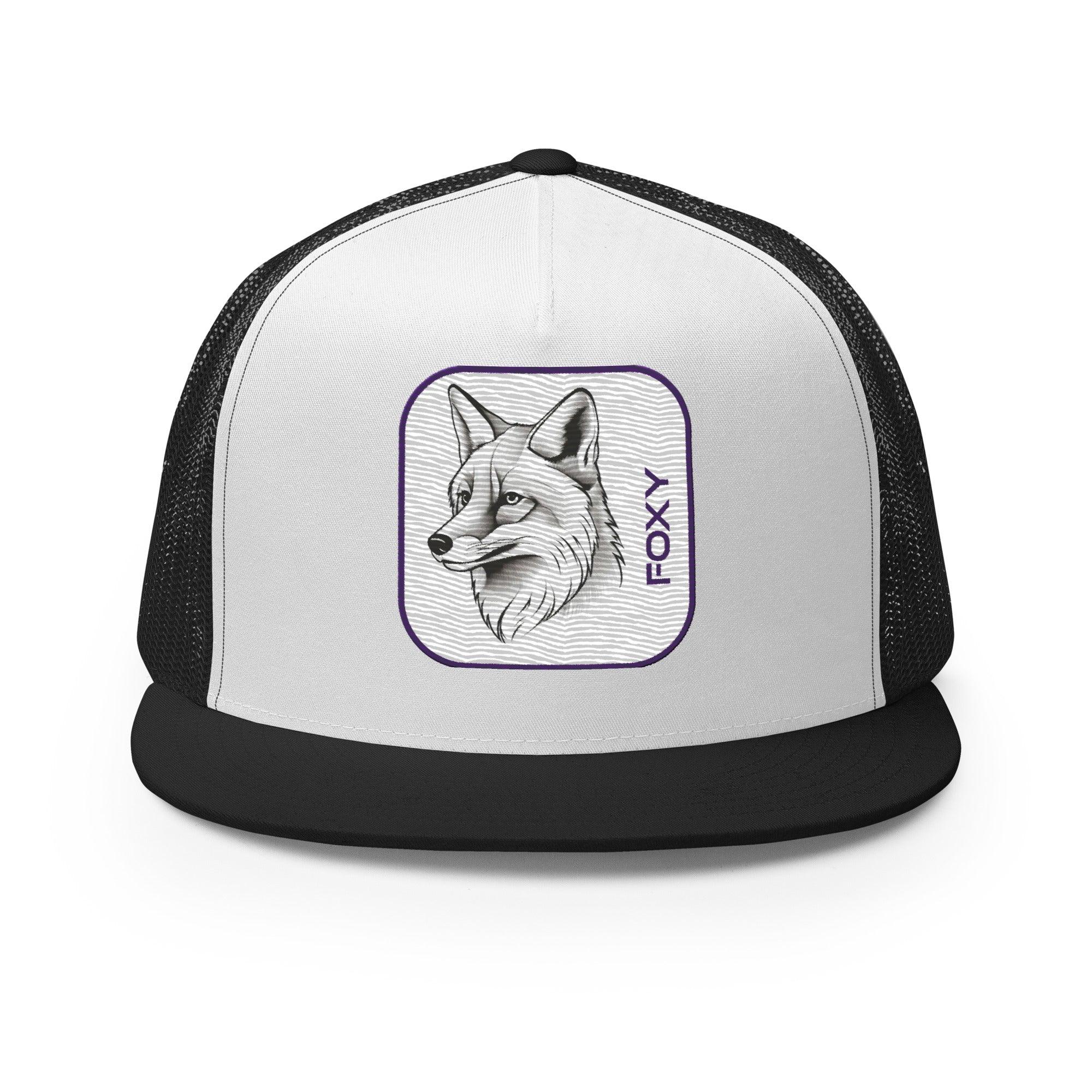 'Foxy' five-panel Trucker Cap - POMA Graphics