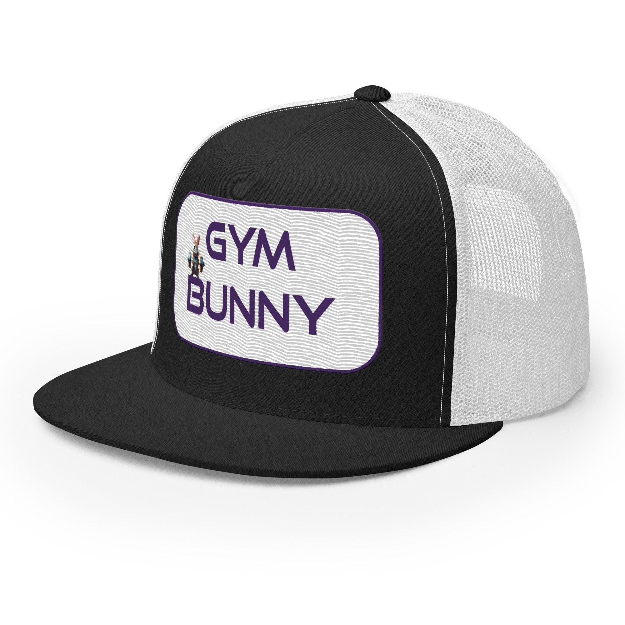 'Gym Bunny' five-panel Trucker Cap - POMA Graphics