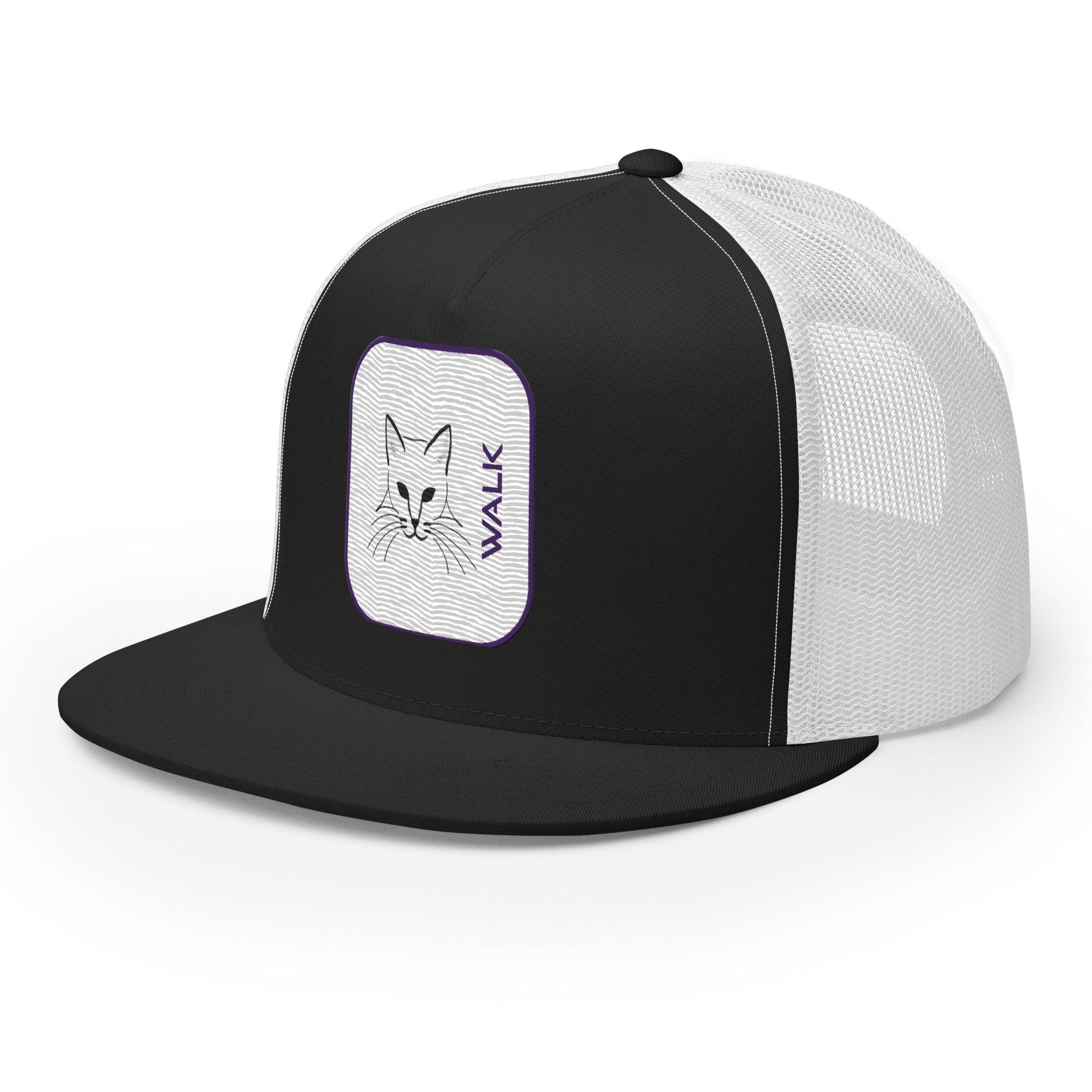 'Cat Walk' five-panel Trucker Cap - POMA Graphics