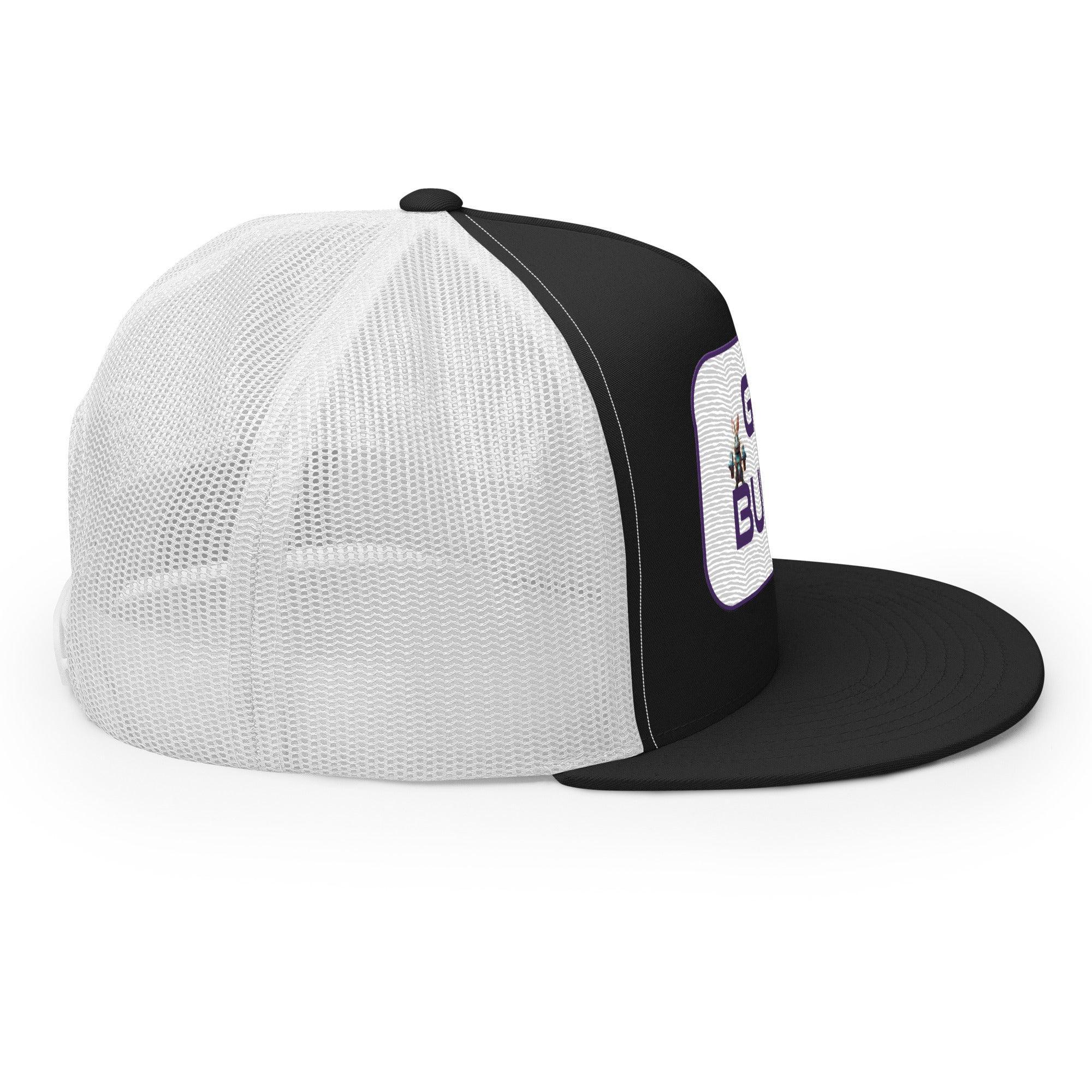 'Gym Bunny' five-panel Trucker Cap - POMA Graphics