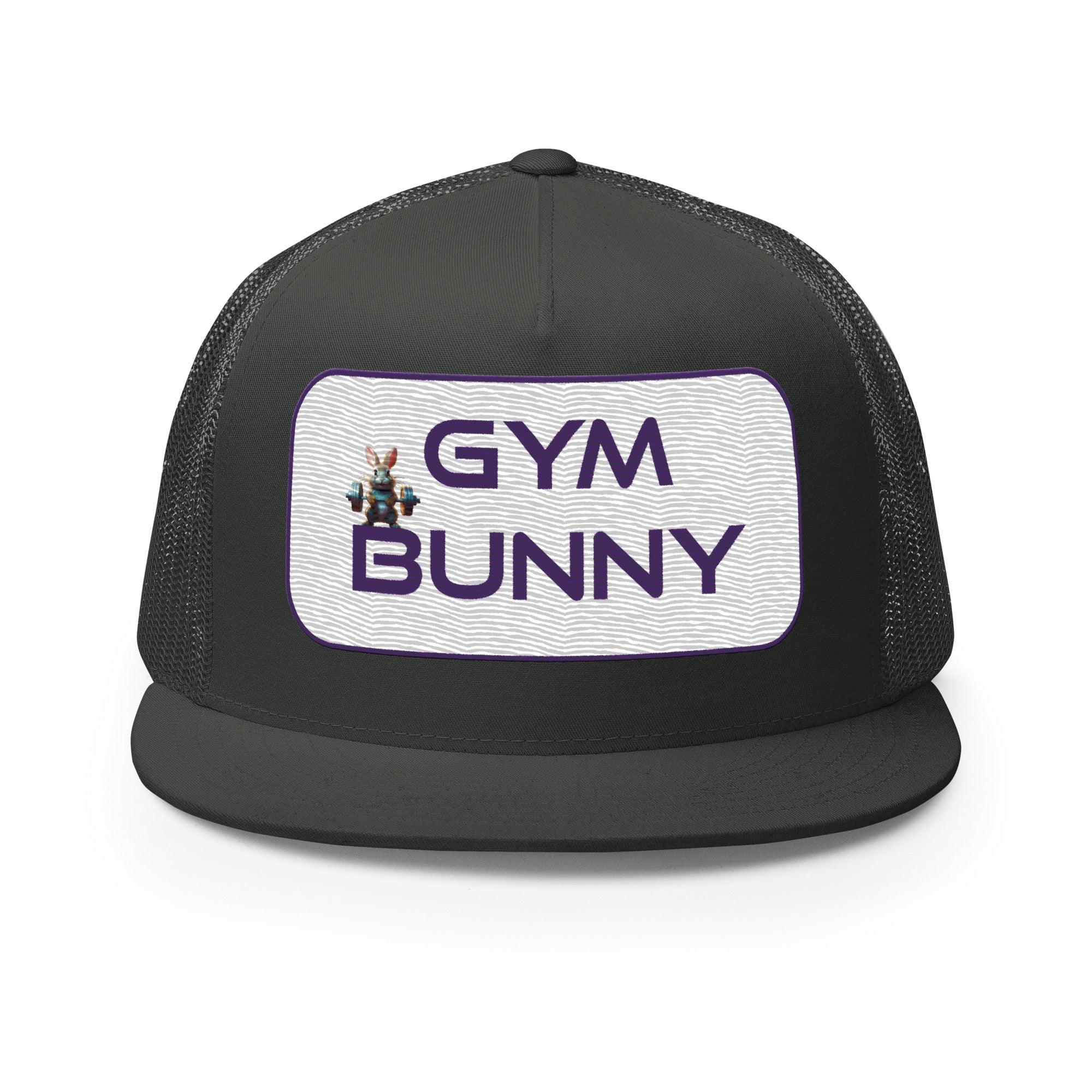 'Gym Bunny' five-panel Trucker Cap - POMA Graphics