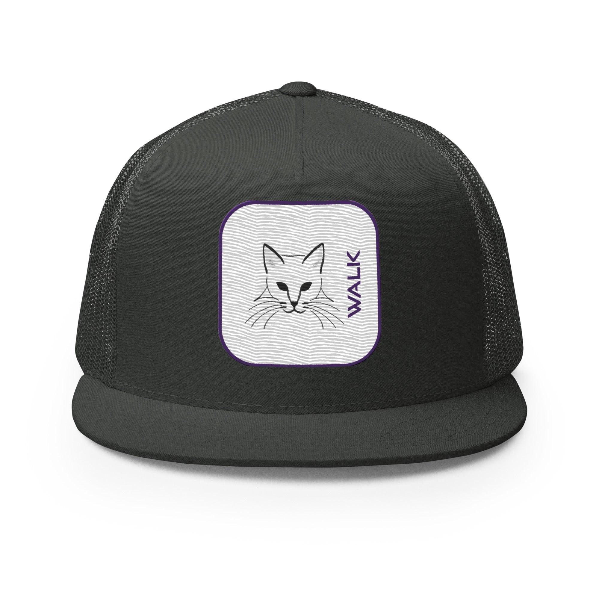 'Cat Walk' five-panel Trucker Cap - POMA Graphics