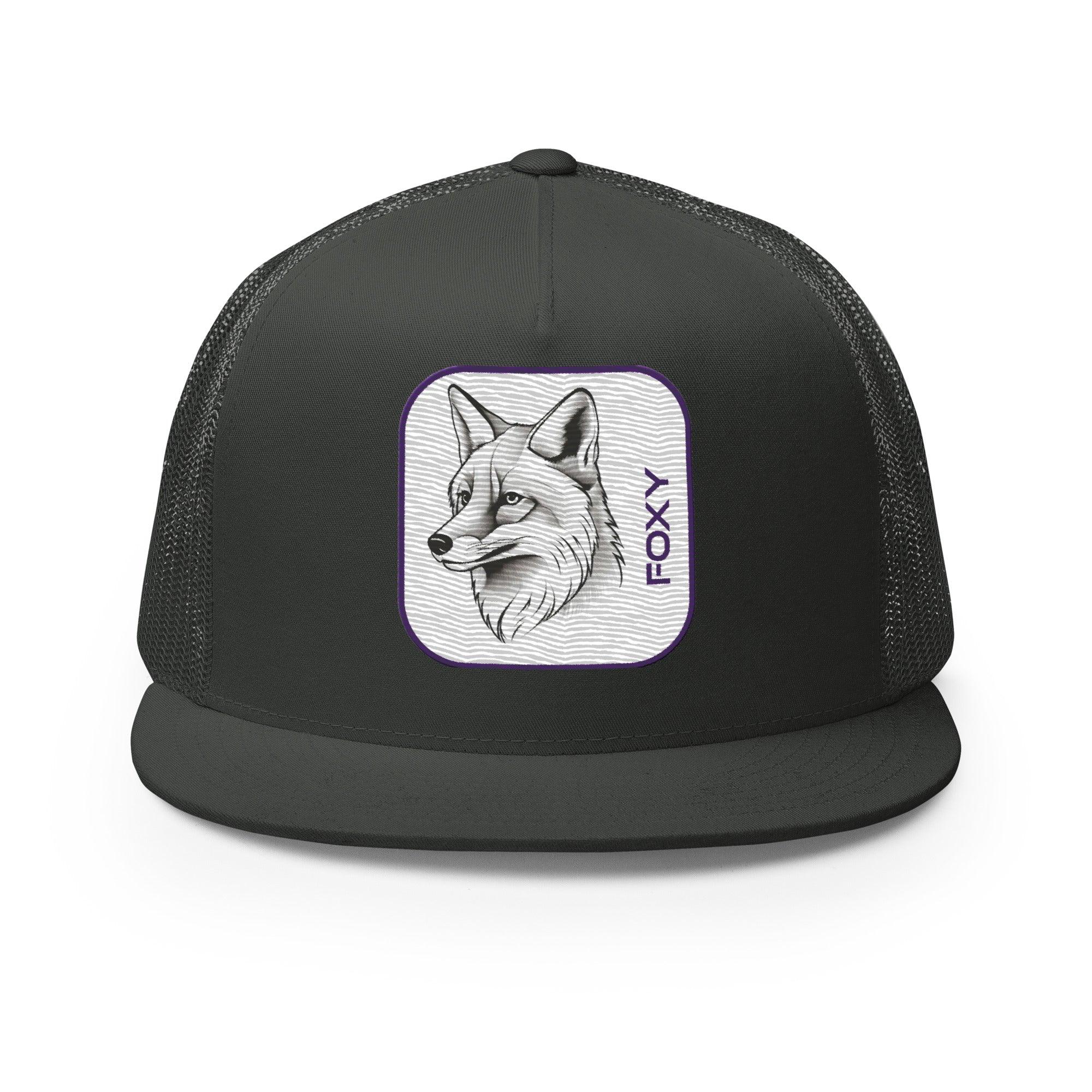 'Foxy' five-panel Trucker Cap - POMA Graphics