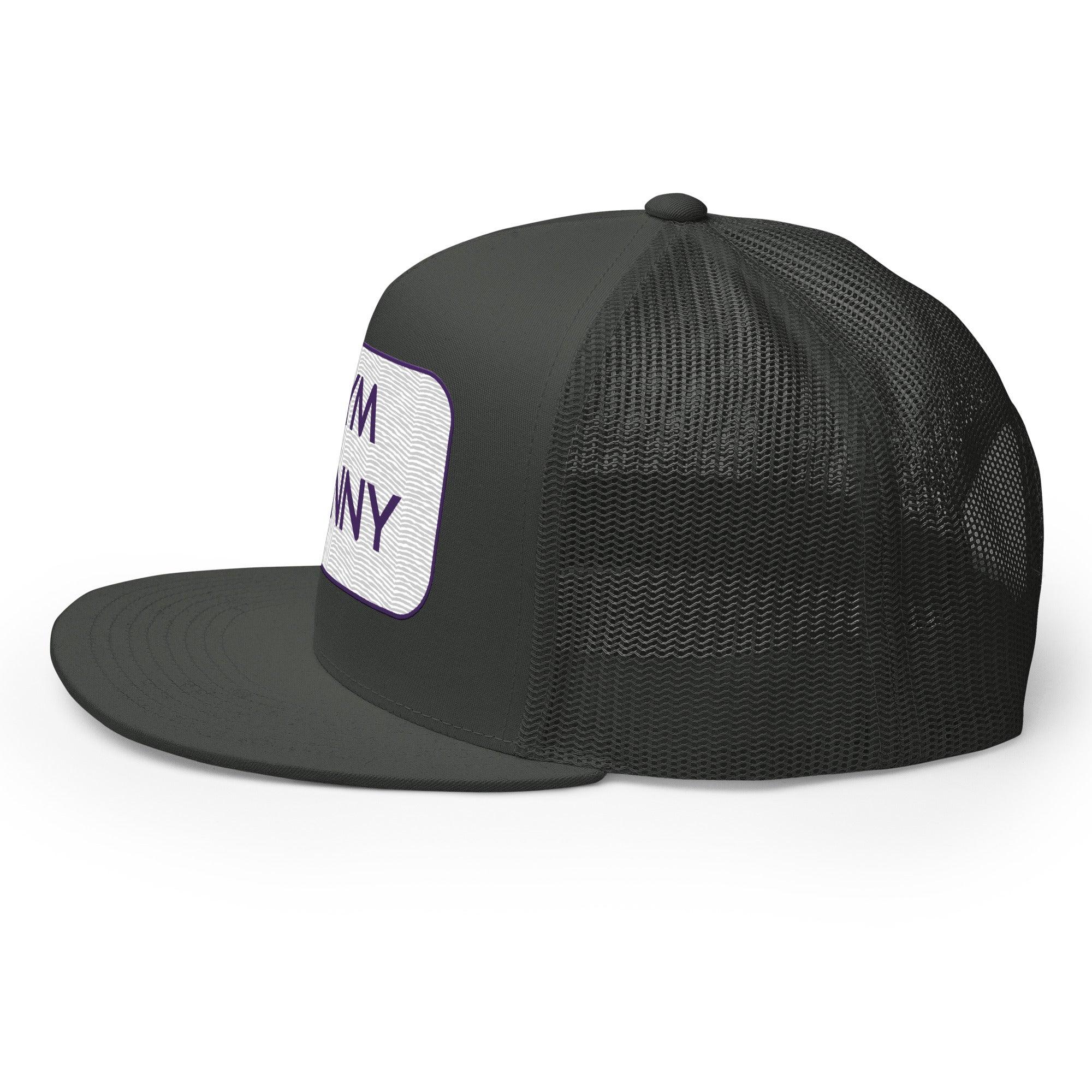 'Gym Bunny' five-panel Trucker Cap - POMA Graphics