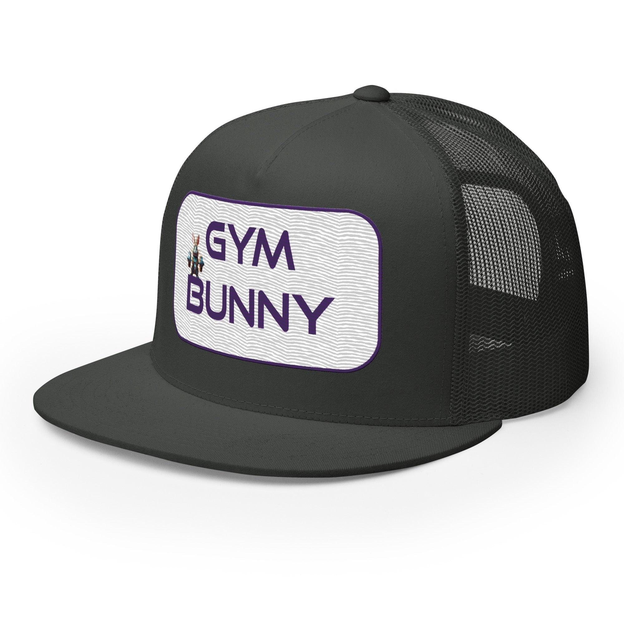 'Gym Bunny' five-panel Trucker Cap - POMA Graphics