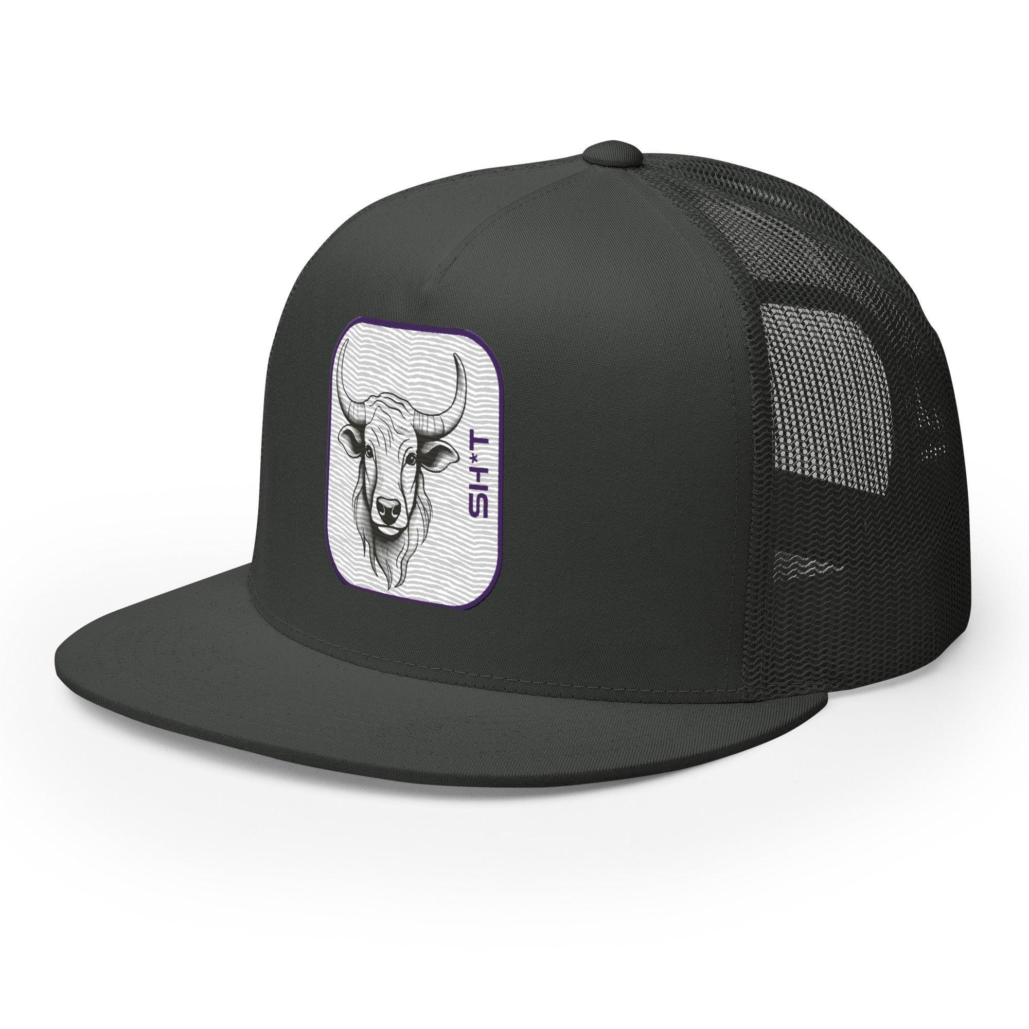 'Bull Sh*t' five-panel Trucker Cap - POMA Graphics